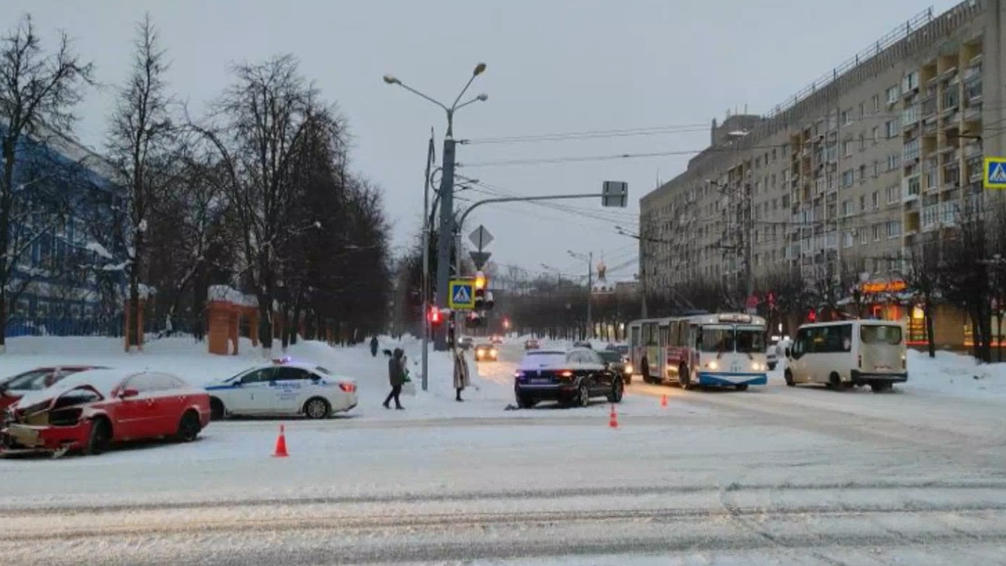 Два человека пострадали в авариях, случившихся в Йошкар-Оле в воскресенье