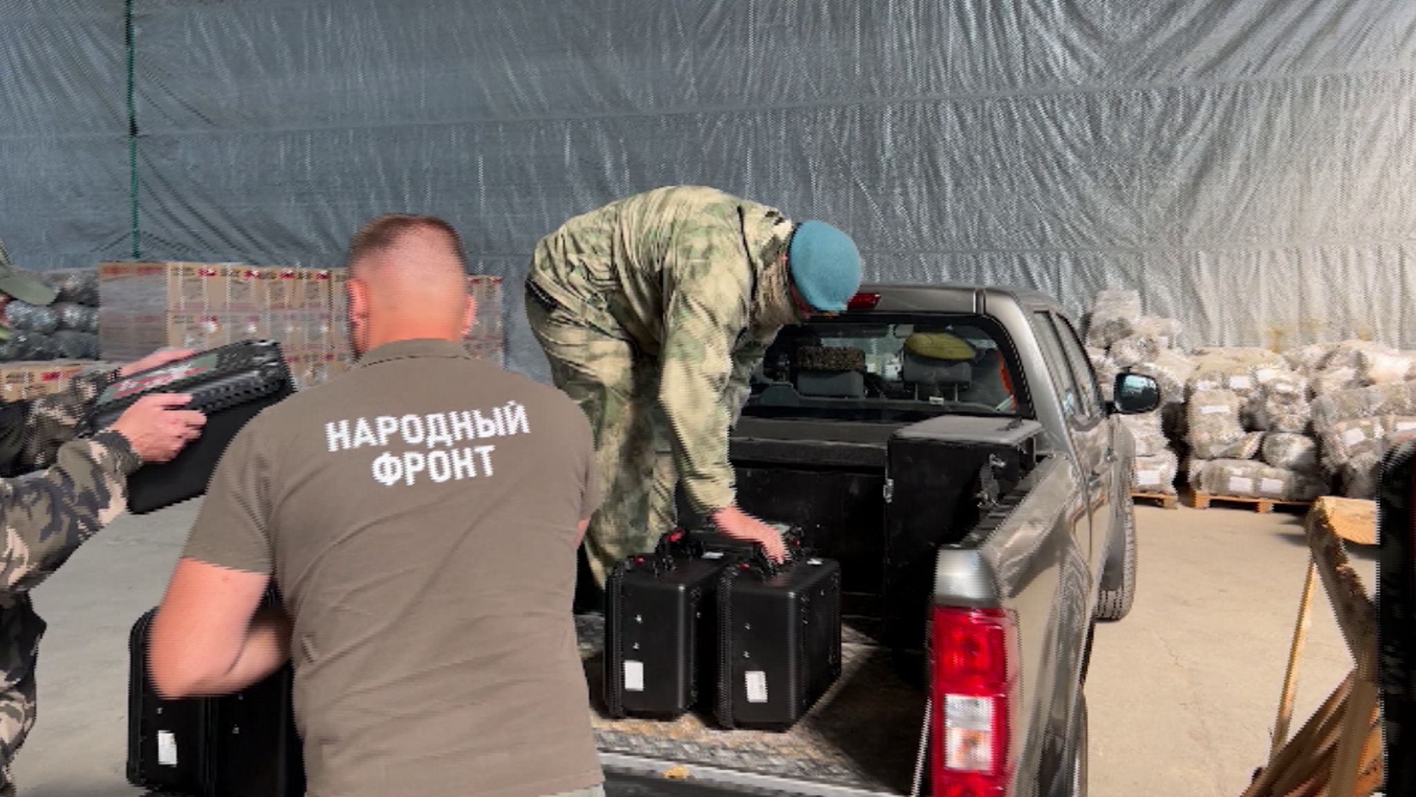 Бойцы СВО из Красноярского края получили ценный груз