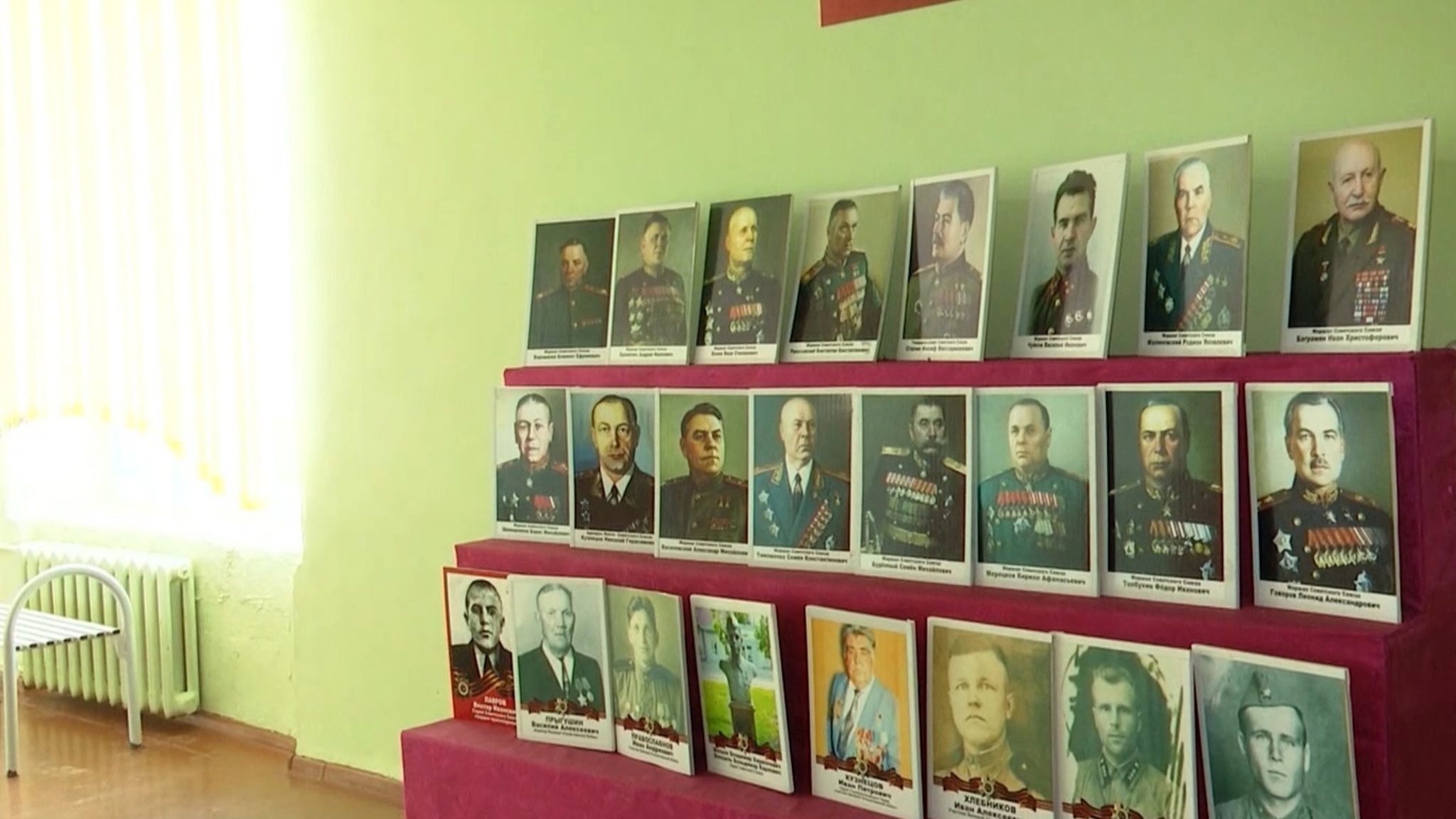 В МОУ СОШ №1 расположилась экспозиция, посвященная памяти о Великой Отечественной войне