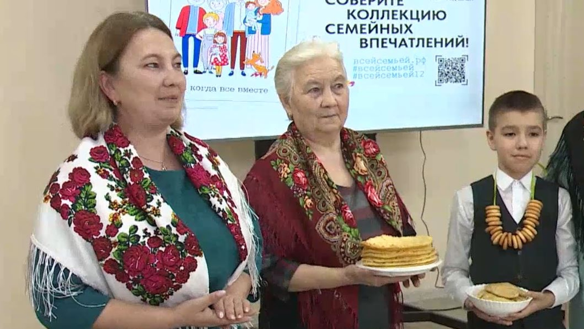 Участники проекта "Всей семьей" в Марий Эл показали свои масленичные традиции и блины