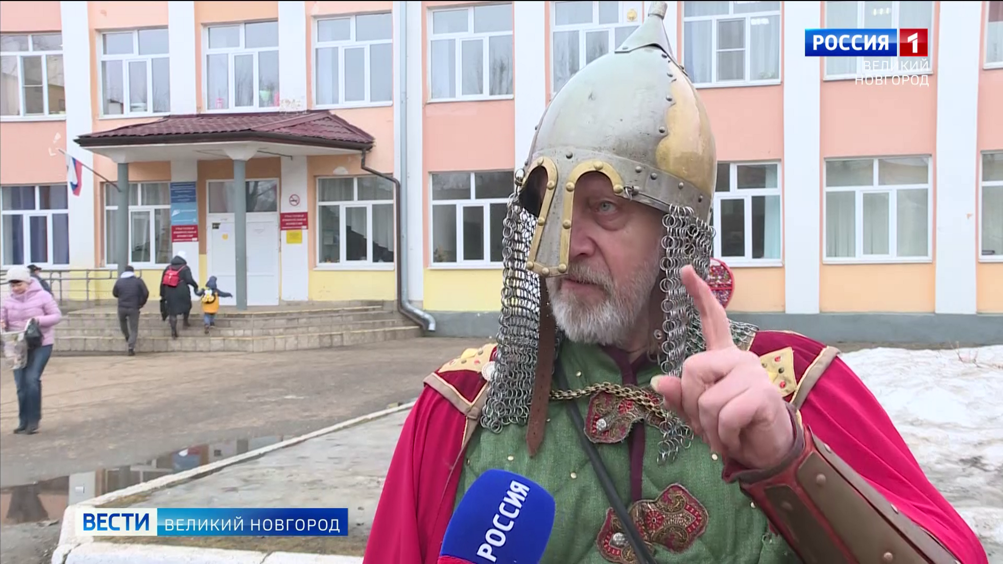 Александр Невский "проголосовал" в Великом Новгороде