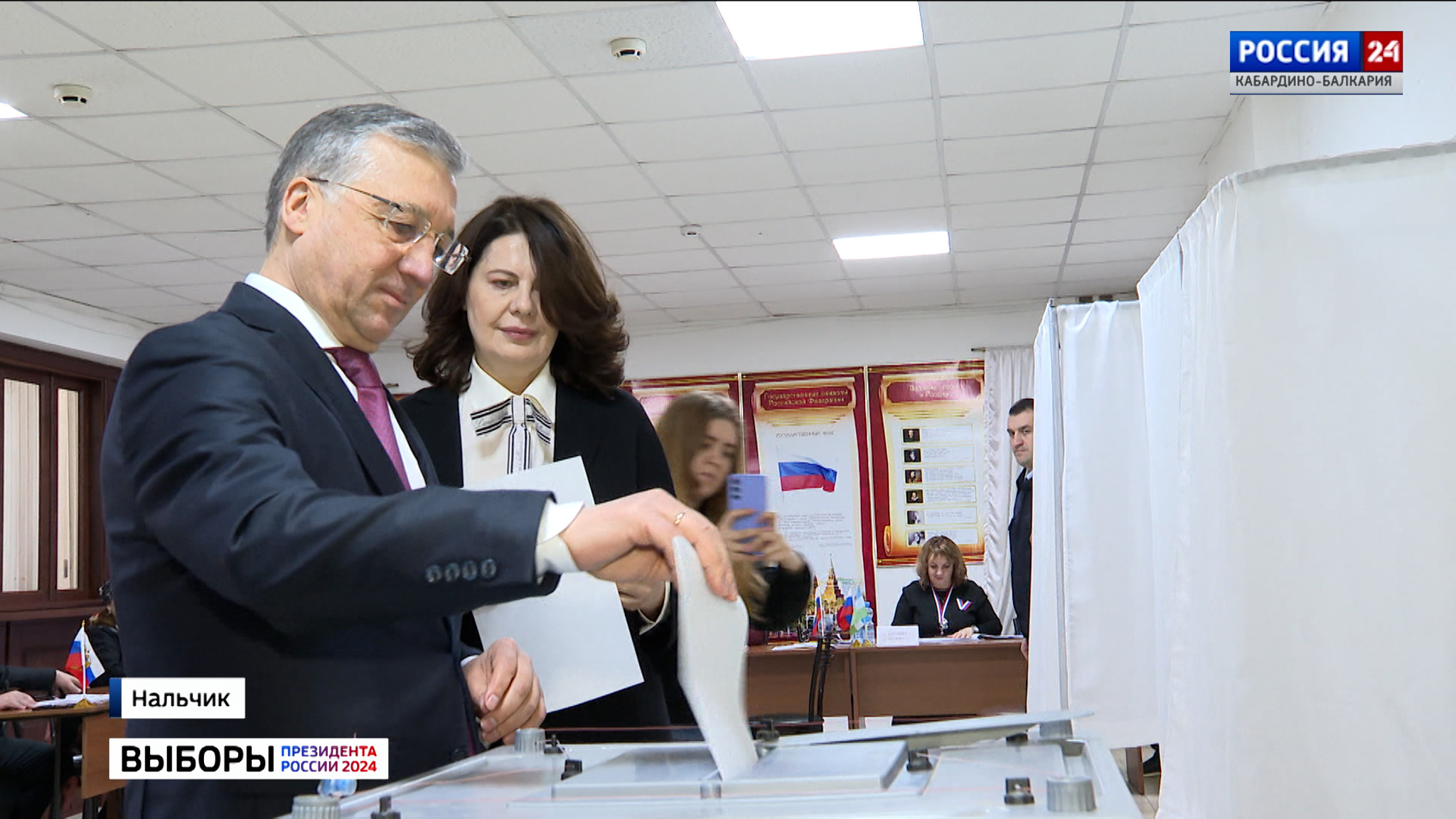 Свой гражданский долг исполнил председатель правительства КБР Алий Мусуков