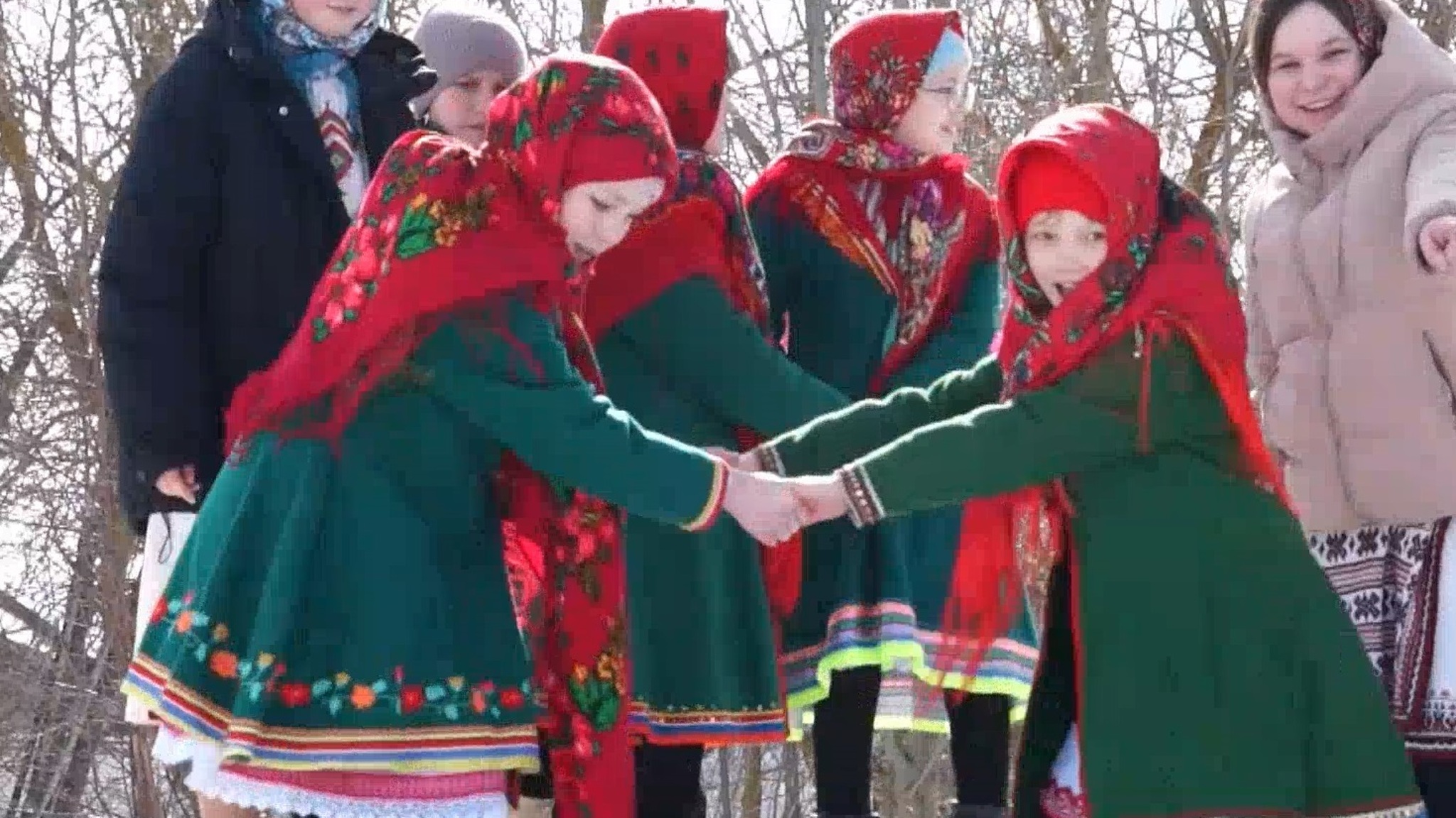 Детскую Масленицу для ребят со всей округи провели в Моркинском районе