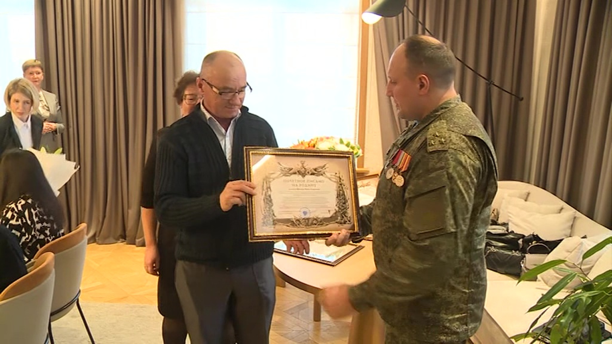 Глава Тульской области встретился с родными мобилизованных
