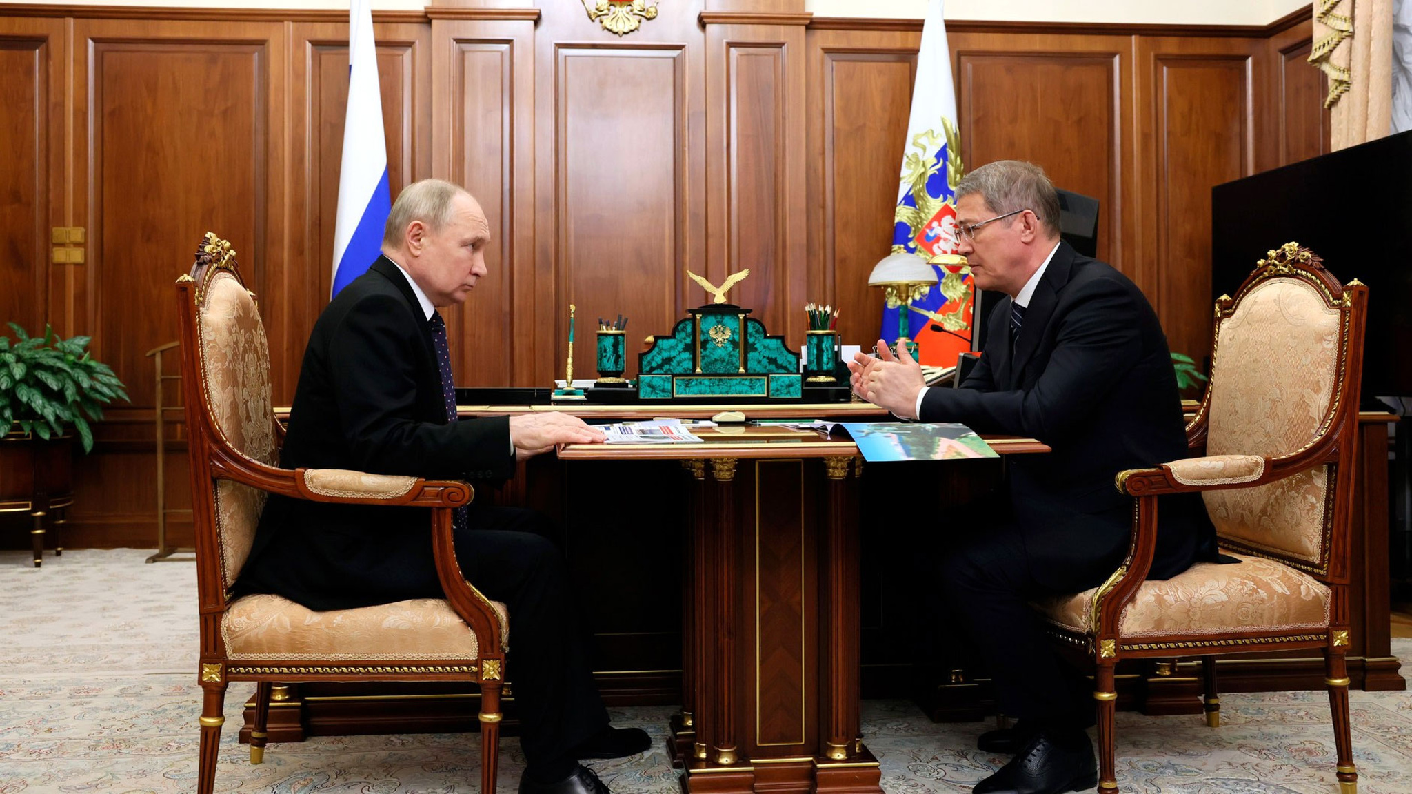 Глава Башкирии отчитался перед президентом