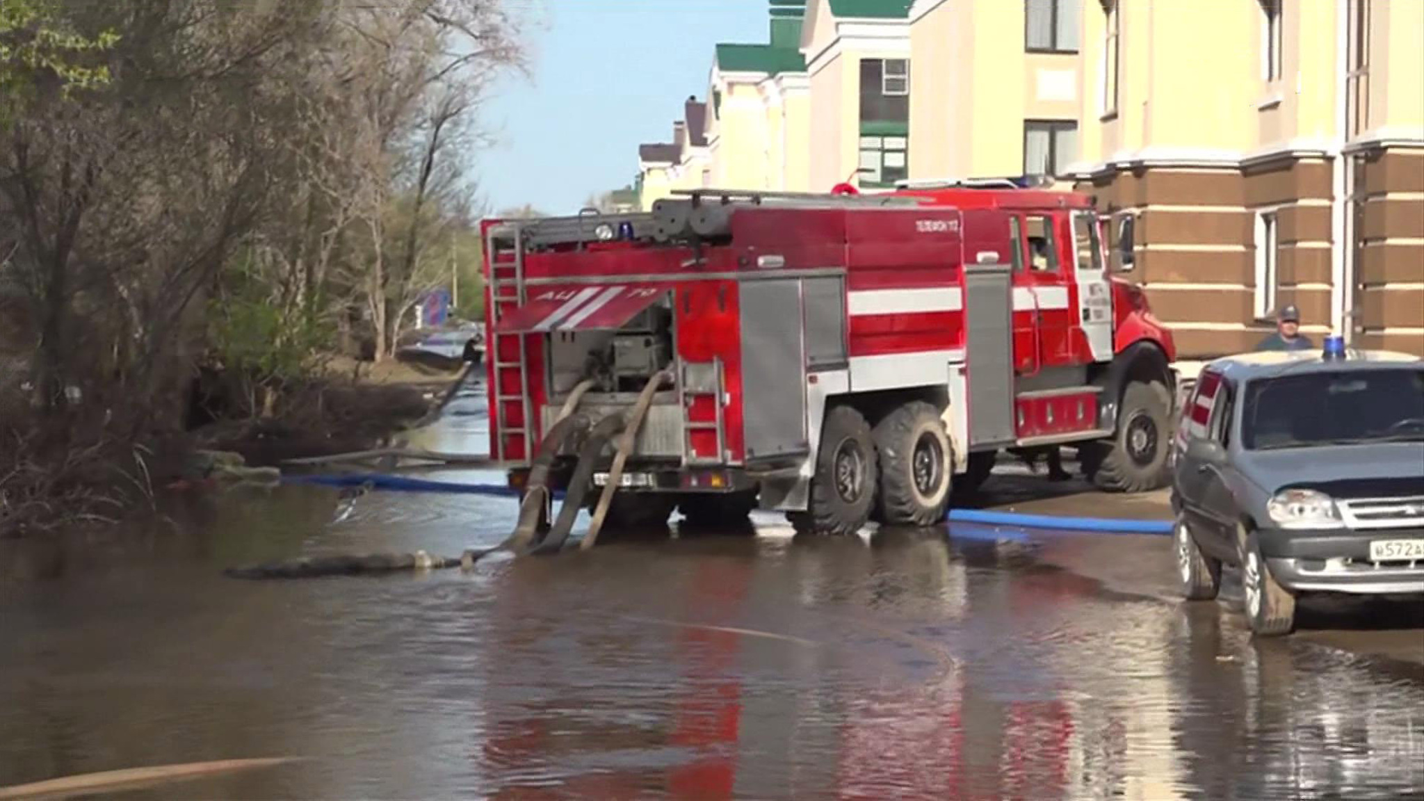 Большая вода уходит из Оренбурга