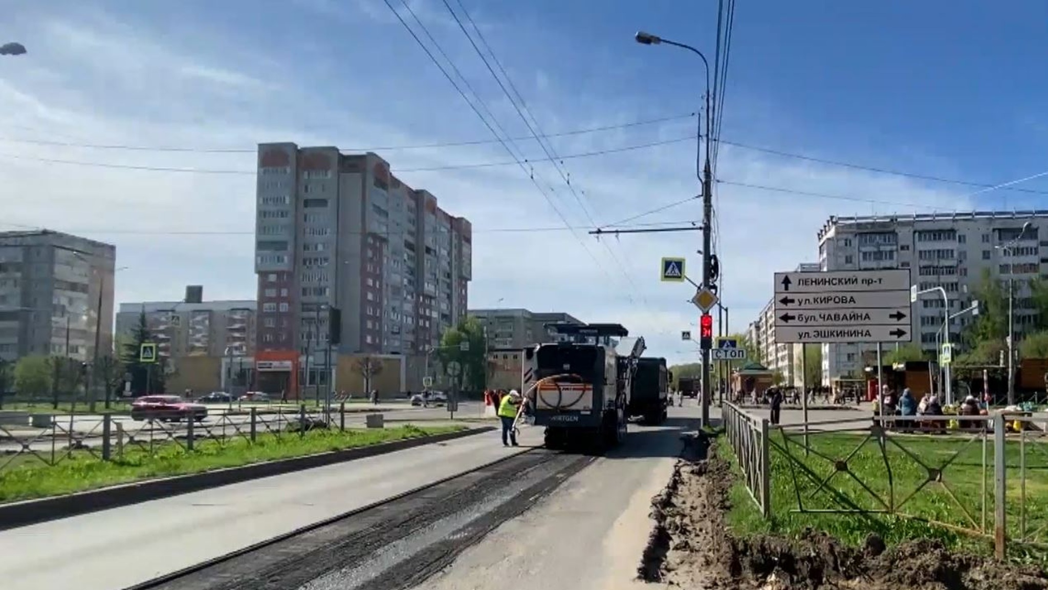 Улицу Петрова в Йошкар-Оле готовят к ремонту