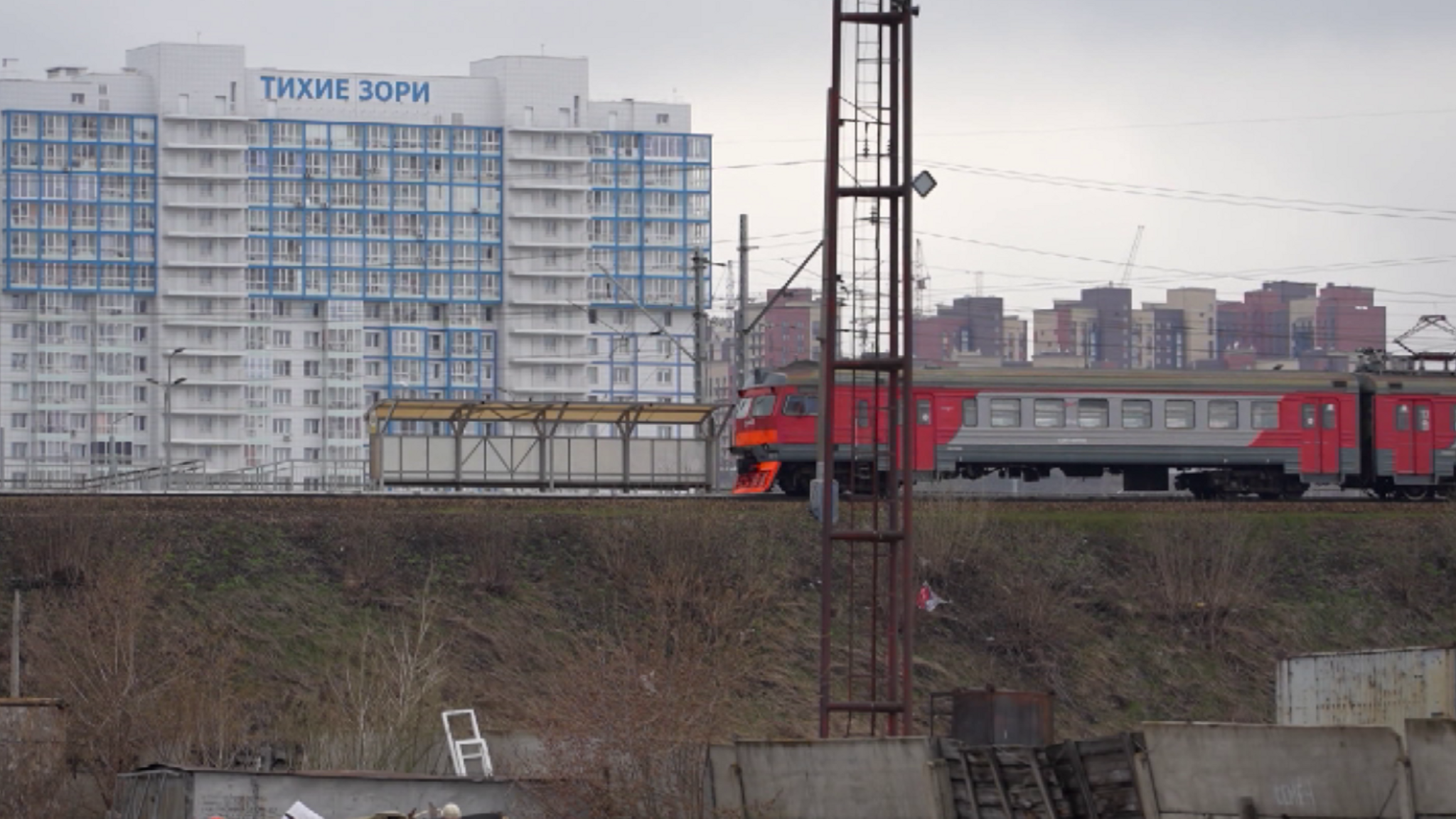 В Красноярске в разгаре работы на самой долгожданной дорожной развязке