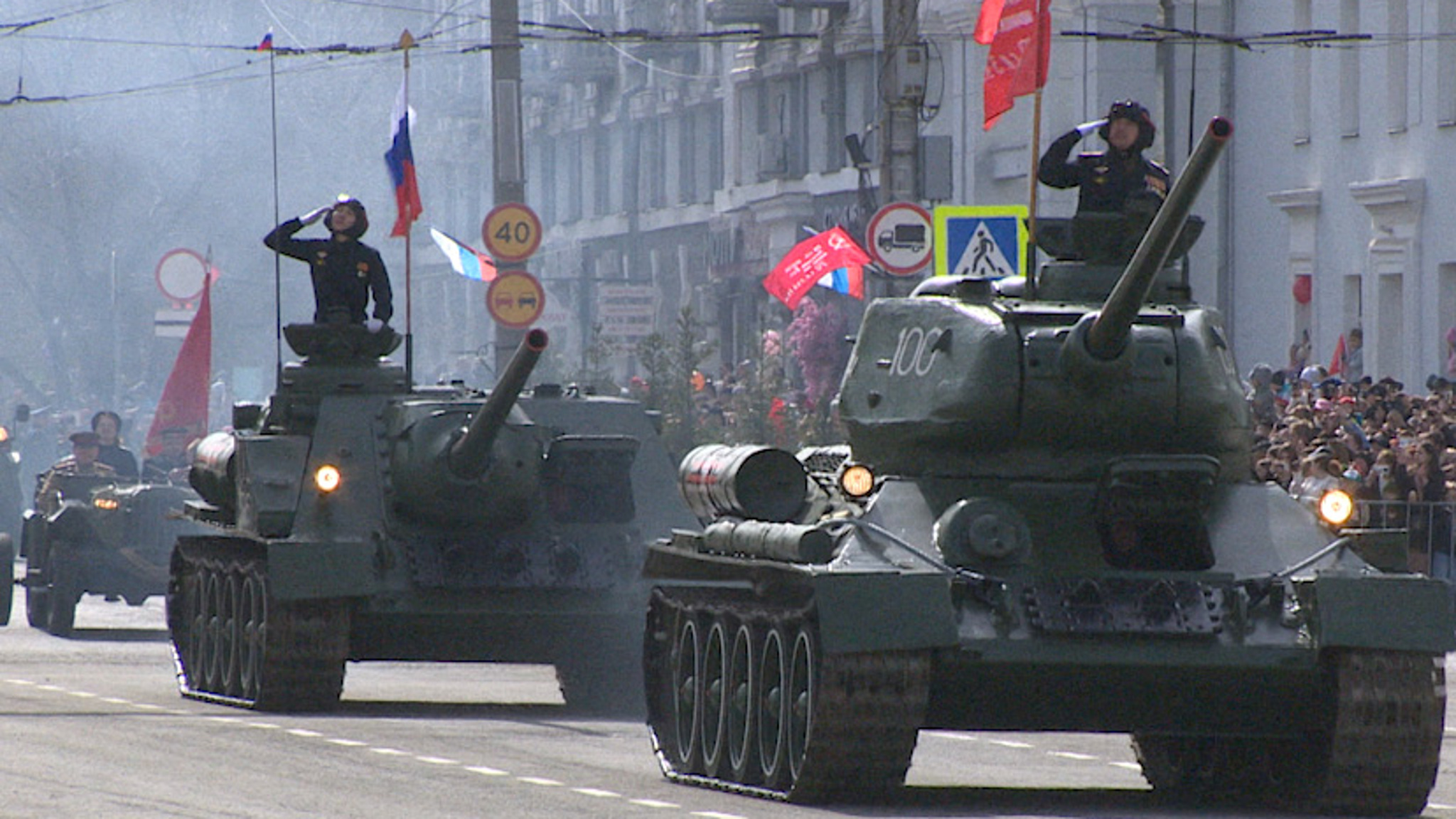Парад Победы прошел в Чите