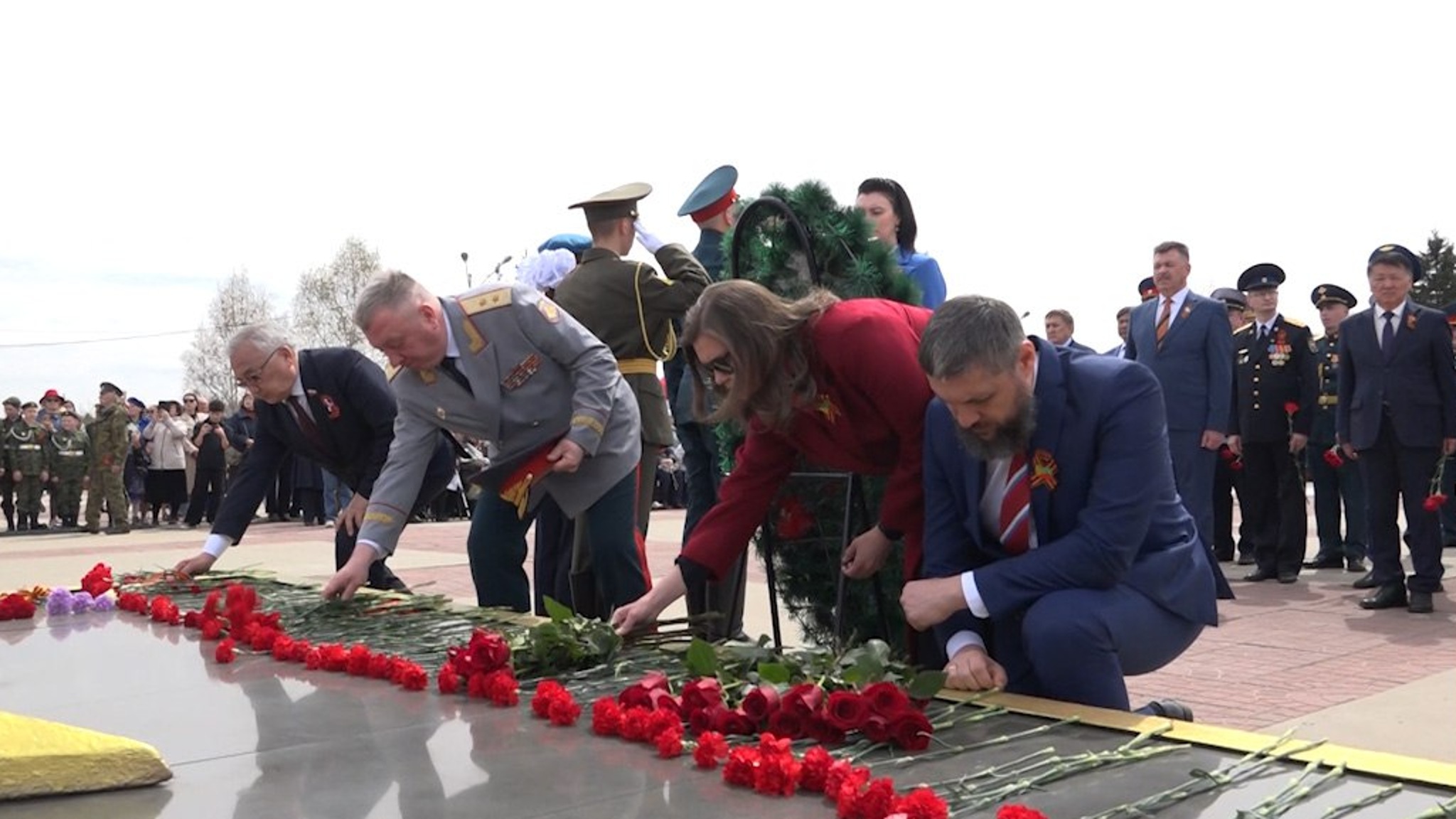 Митинг в честь Дня Победы на Мемориале боевой и трудовой славы забайкальцев