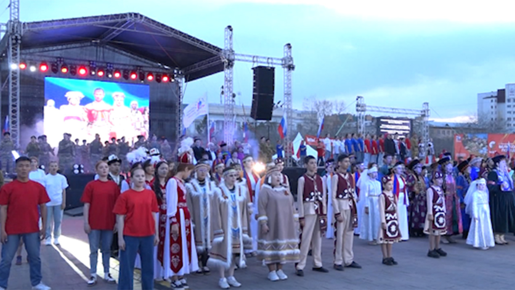 Праздничный концерт, посвященный Дню Победы, состоялся в Чите