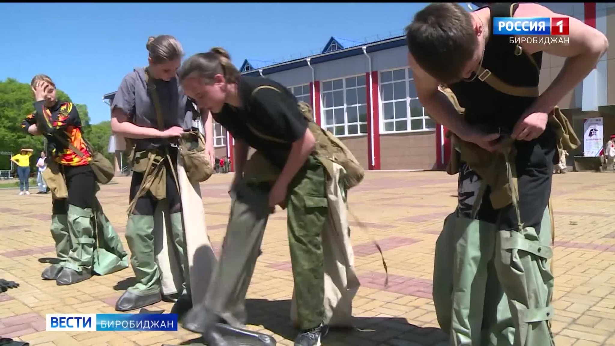 Региональный этап военно-спортивной игры "Победа" прошел в Биробиджане
