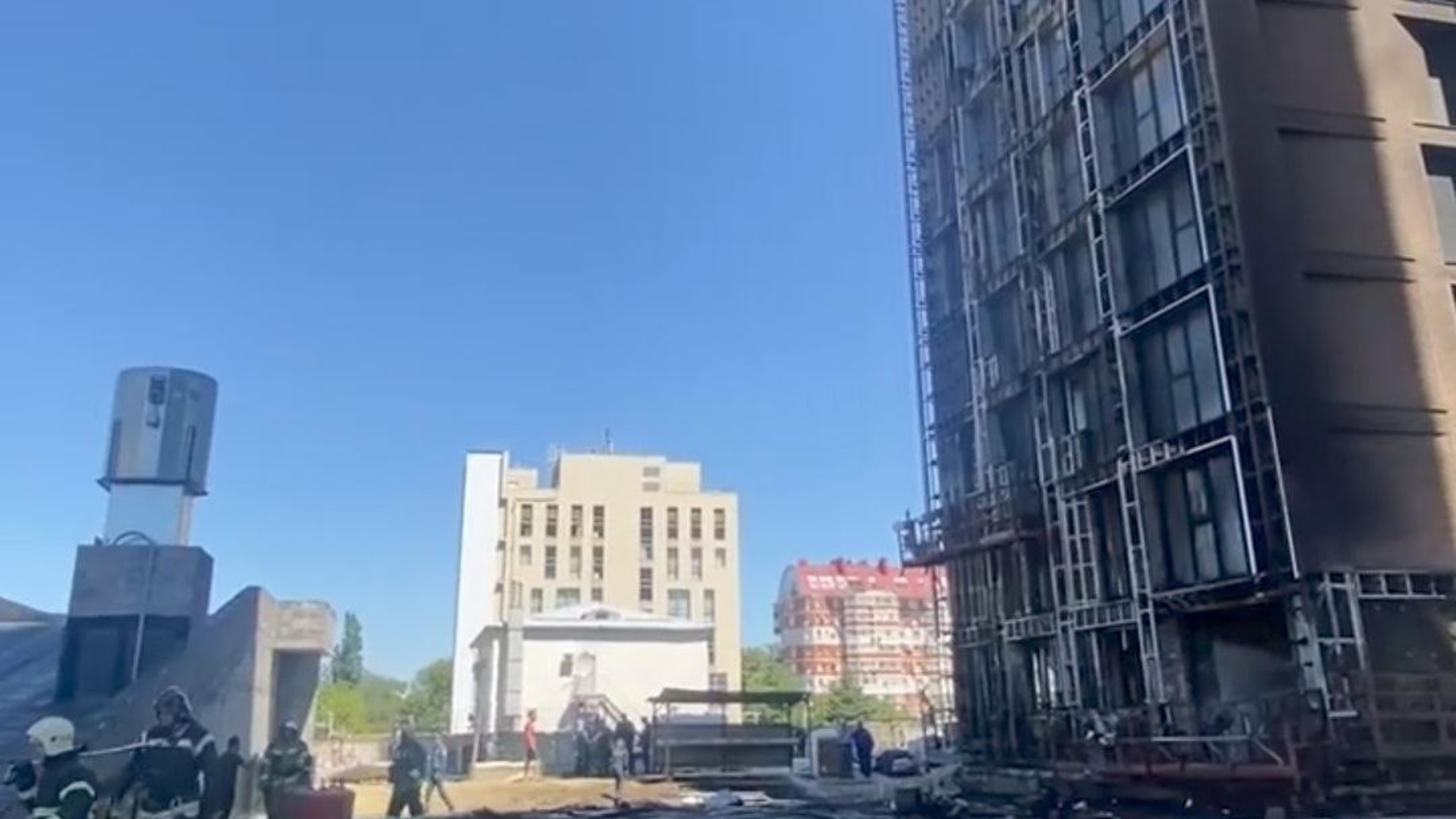 В строящемся ЖК Ворошиловского района Волгограда потушили пожар