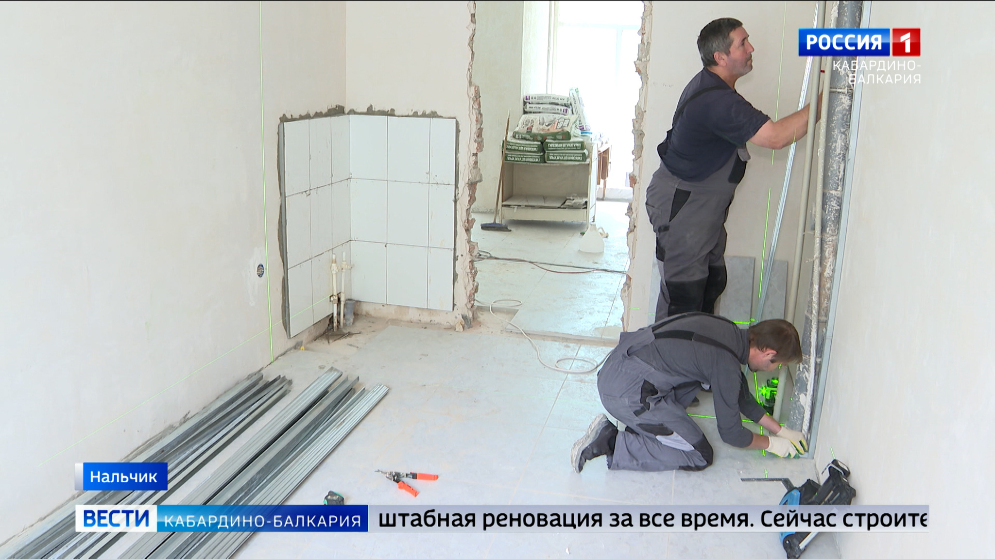 В Нальчике в микрорайоне «Искож» ремонтируют детскую поликлинику