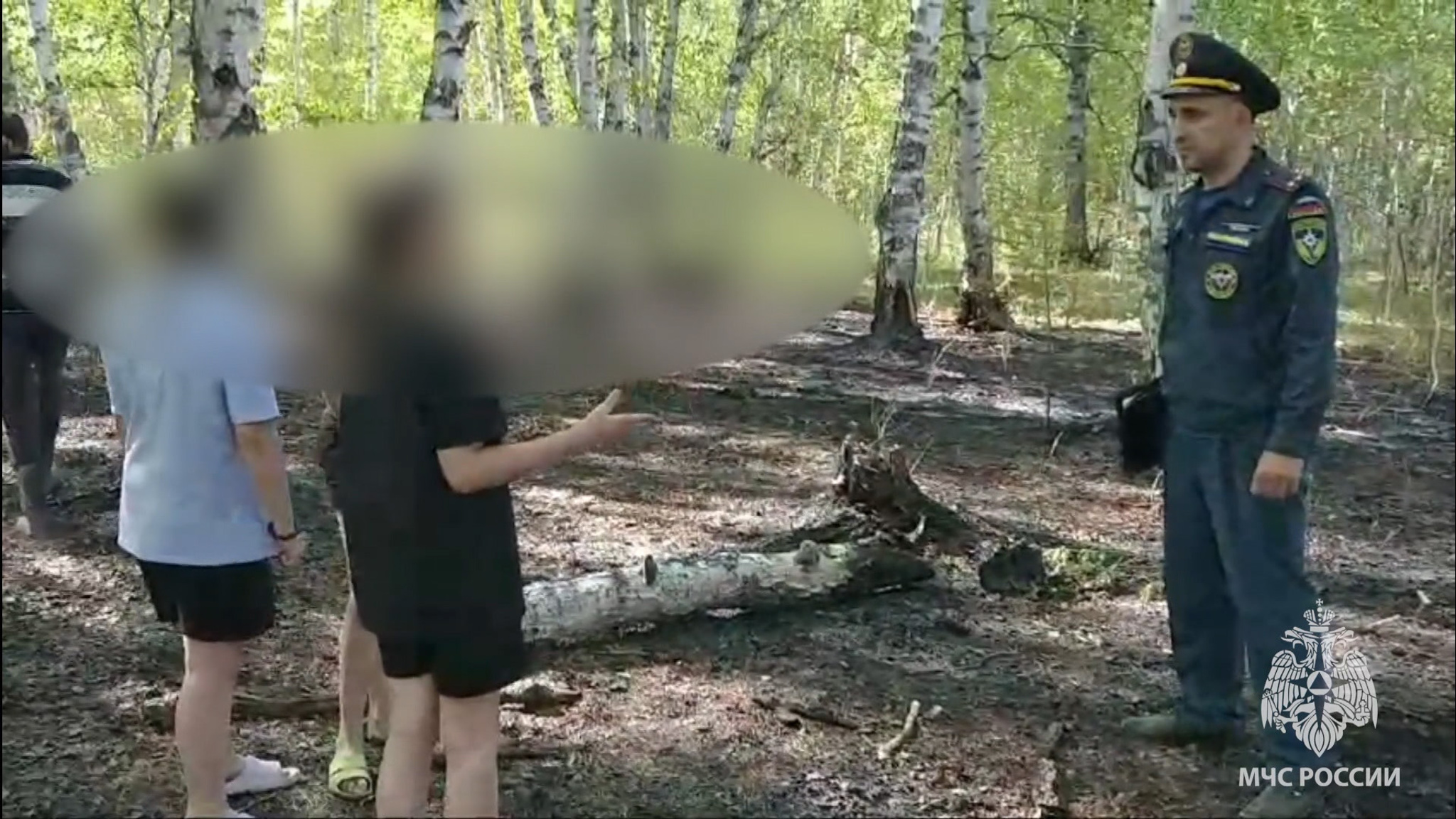 В Забайкалье школьницы устроили лесной пожар
