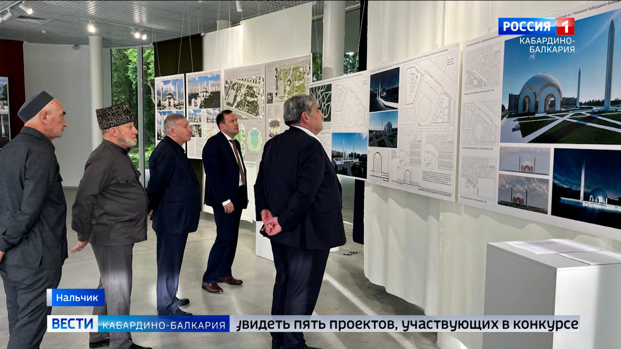 Казбек Коков ознакомился с эскизами новой Соборной мечети в КБР