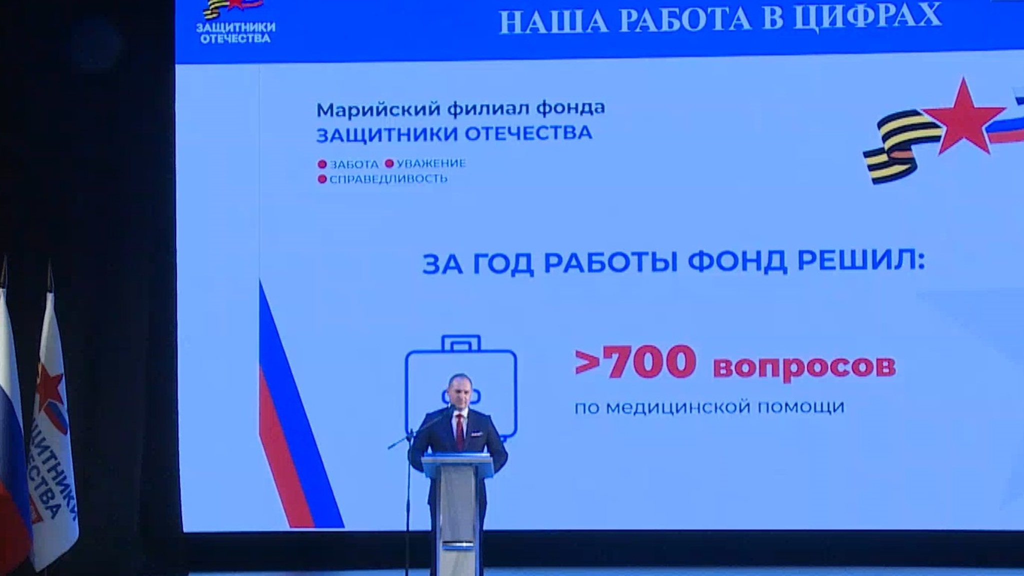 Филиалу Государственного фонда "Защитники Отечества" в Марий Эл – 1 год