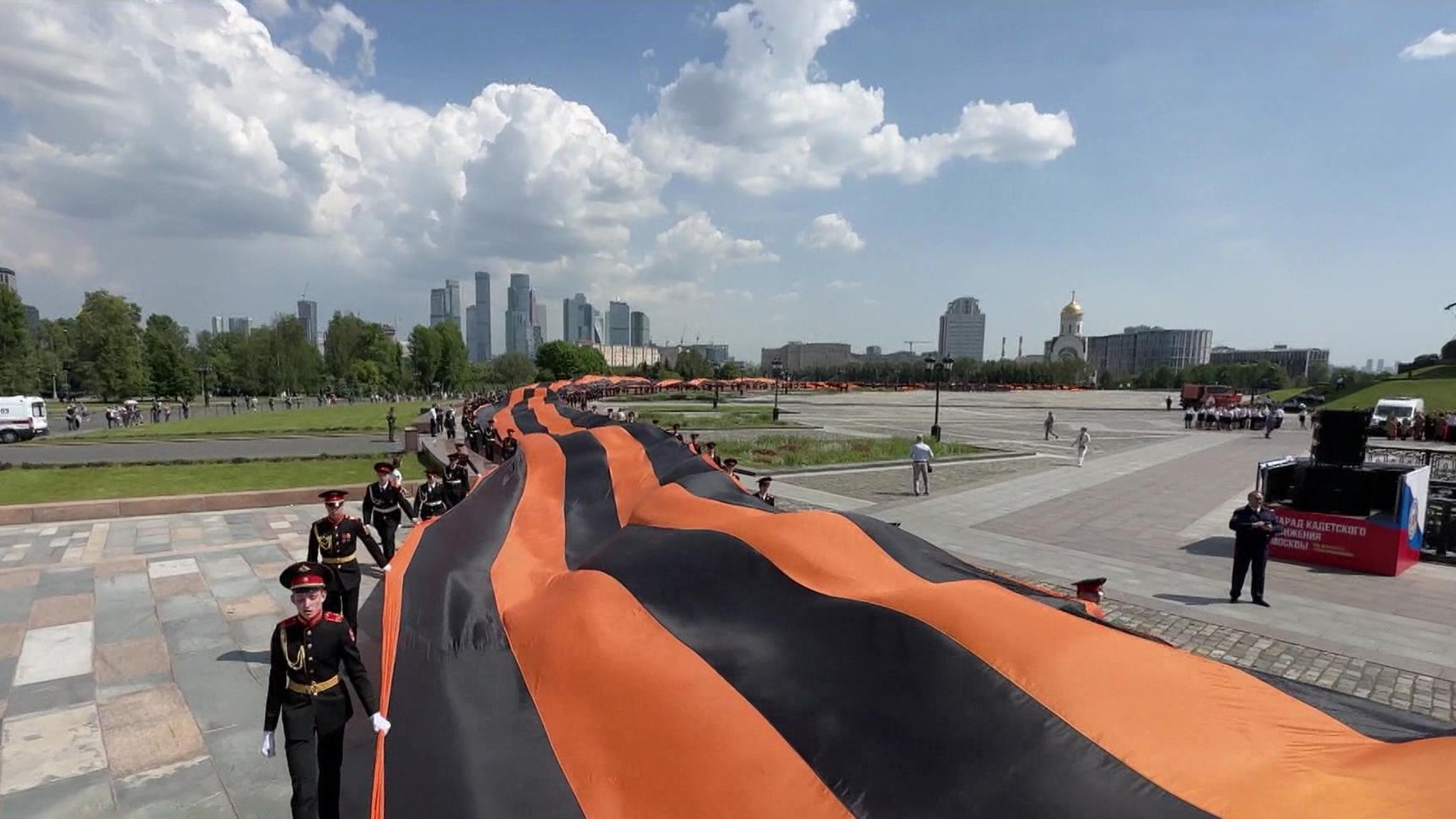 В Москве прошел парад кадетов