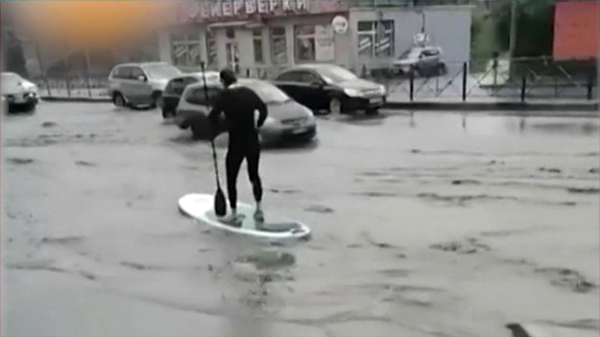В Нижегородской области дороги превратились в реки