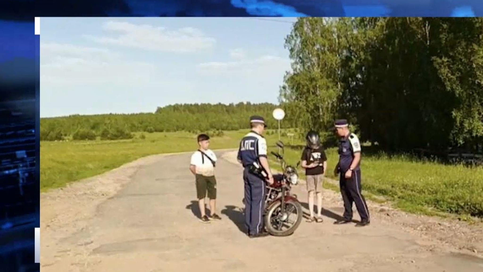 12-летнего мальчика за рулём мотоцикла поймали полицейские в Марий Эл