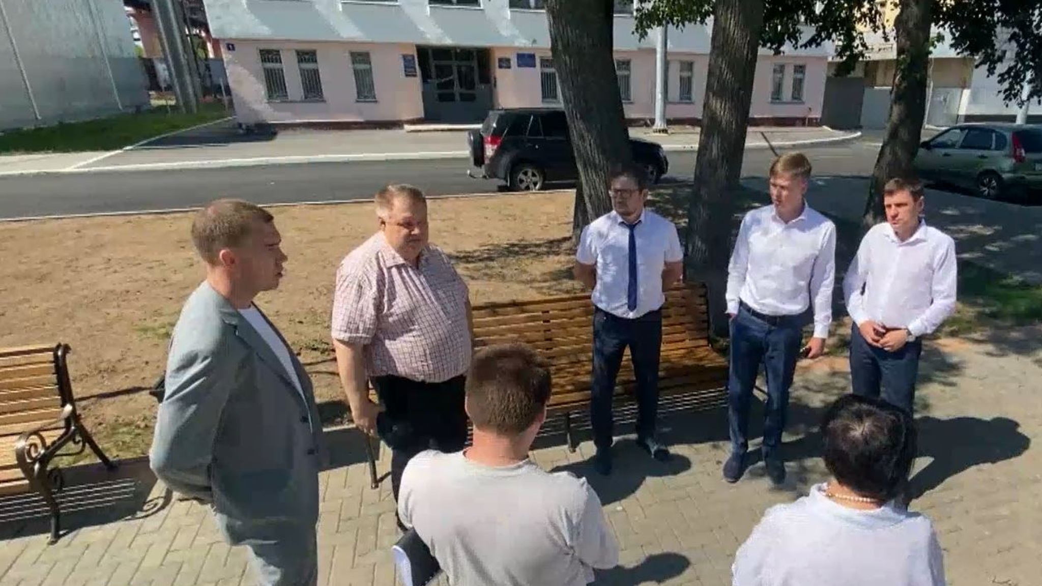 В Йошкар-Оле проверили ход работ в строящемся Сквере железнодорожников