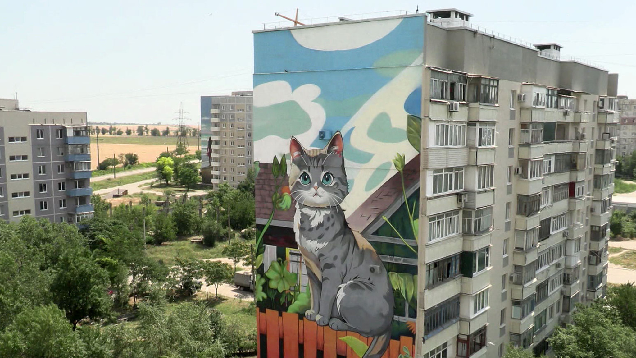 В Мариуполе проходит первый фестиваль современного уличного искусства
