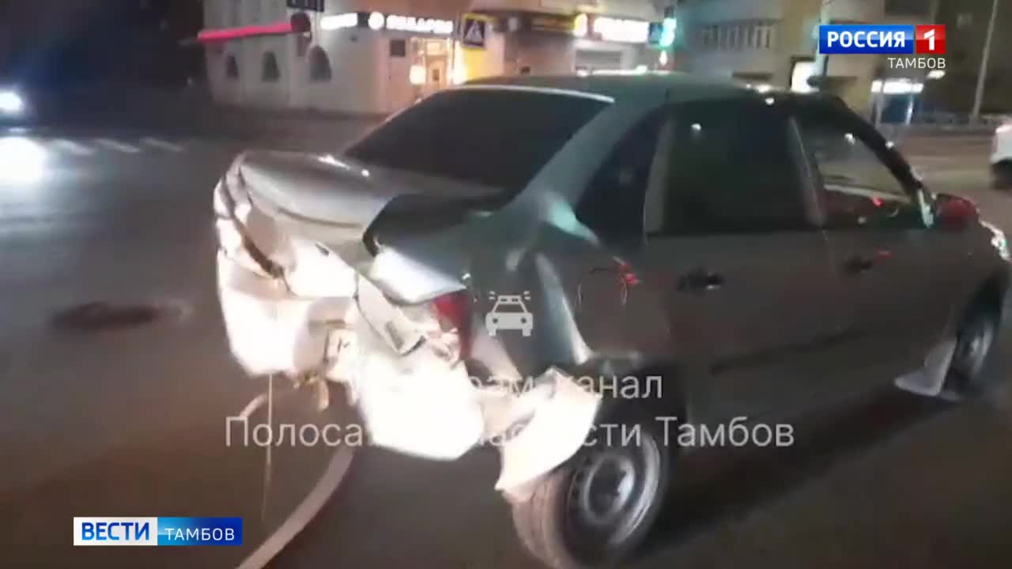 Веста сбила на пешеходном переходе бабушку с внучкой