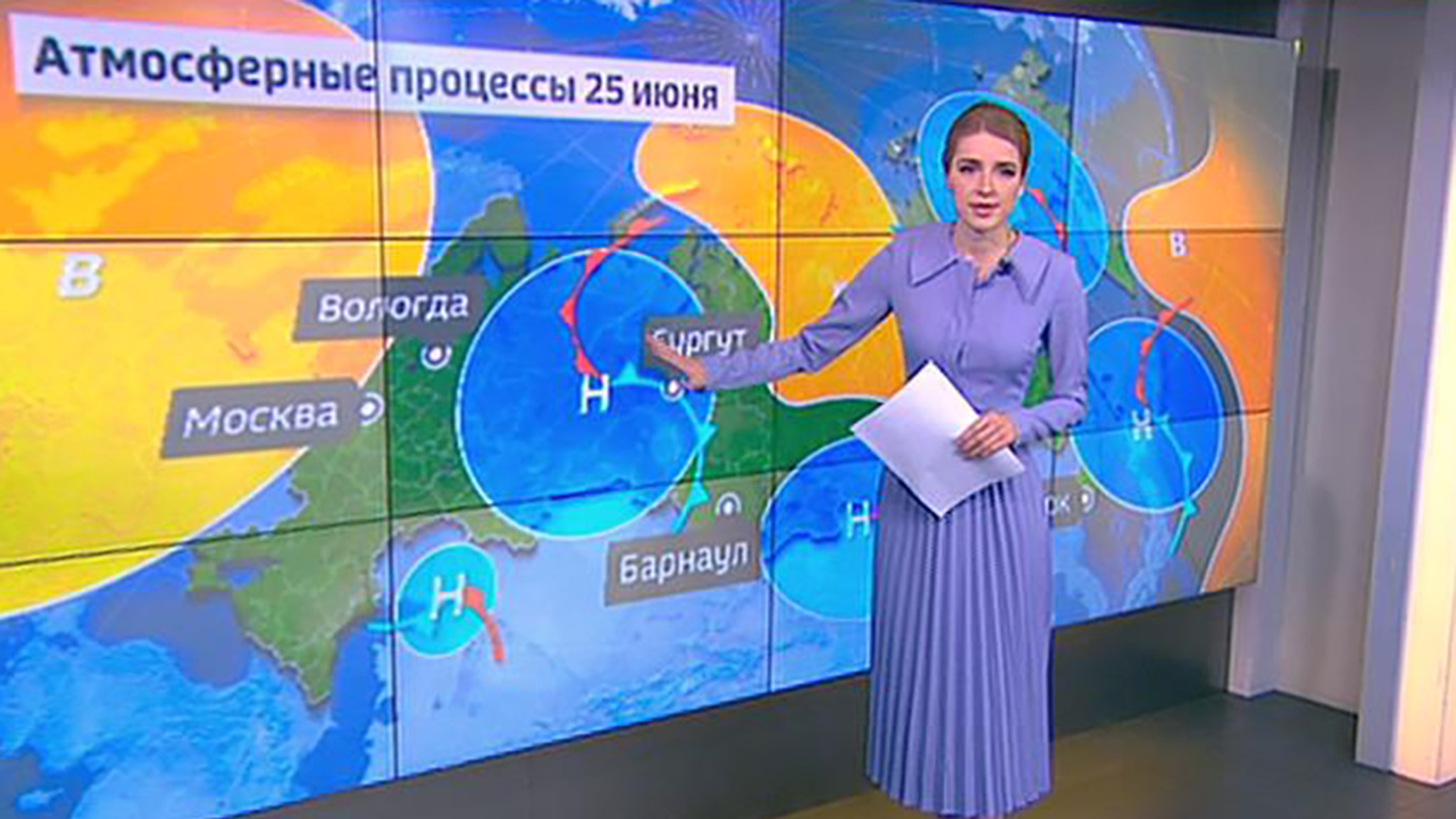 Погода в России продолжает удивлять контрастами