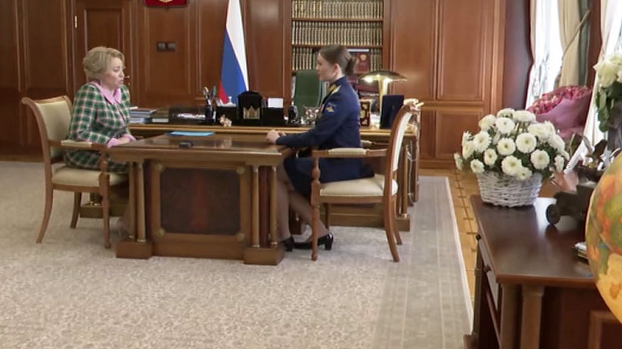 Валентина Матвиенко стала наставником участницы программы "Время героев"