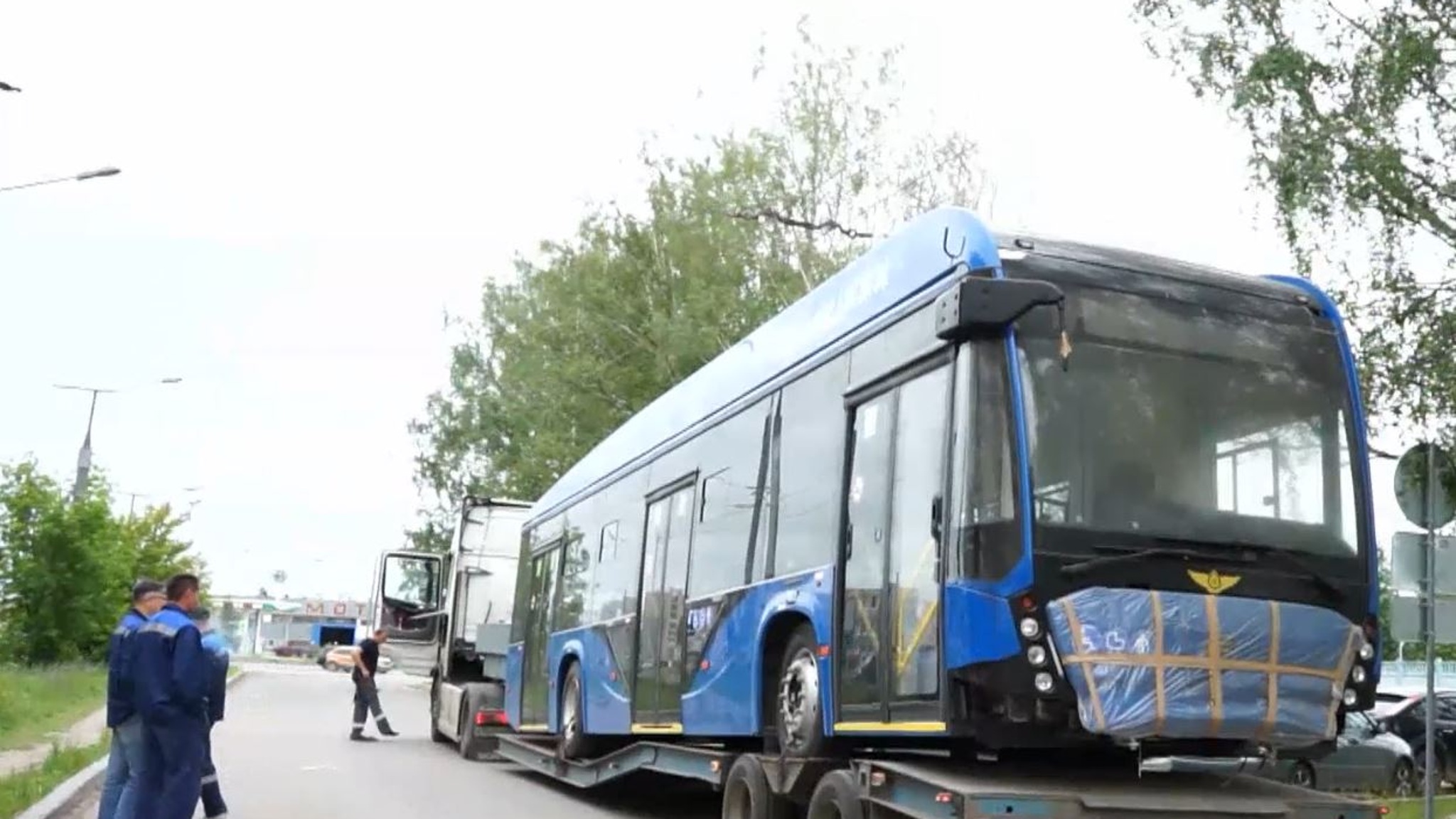 Первый новый троллейбус прибыл в Йошкар-Олу