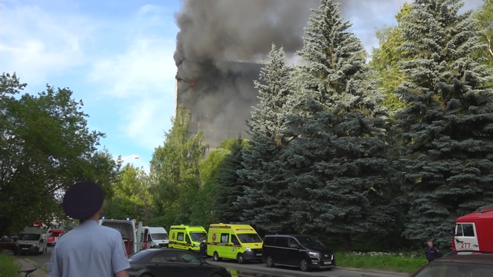 Эксперт: причиной пожара во Фрязине мог быть перегруз электросети
