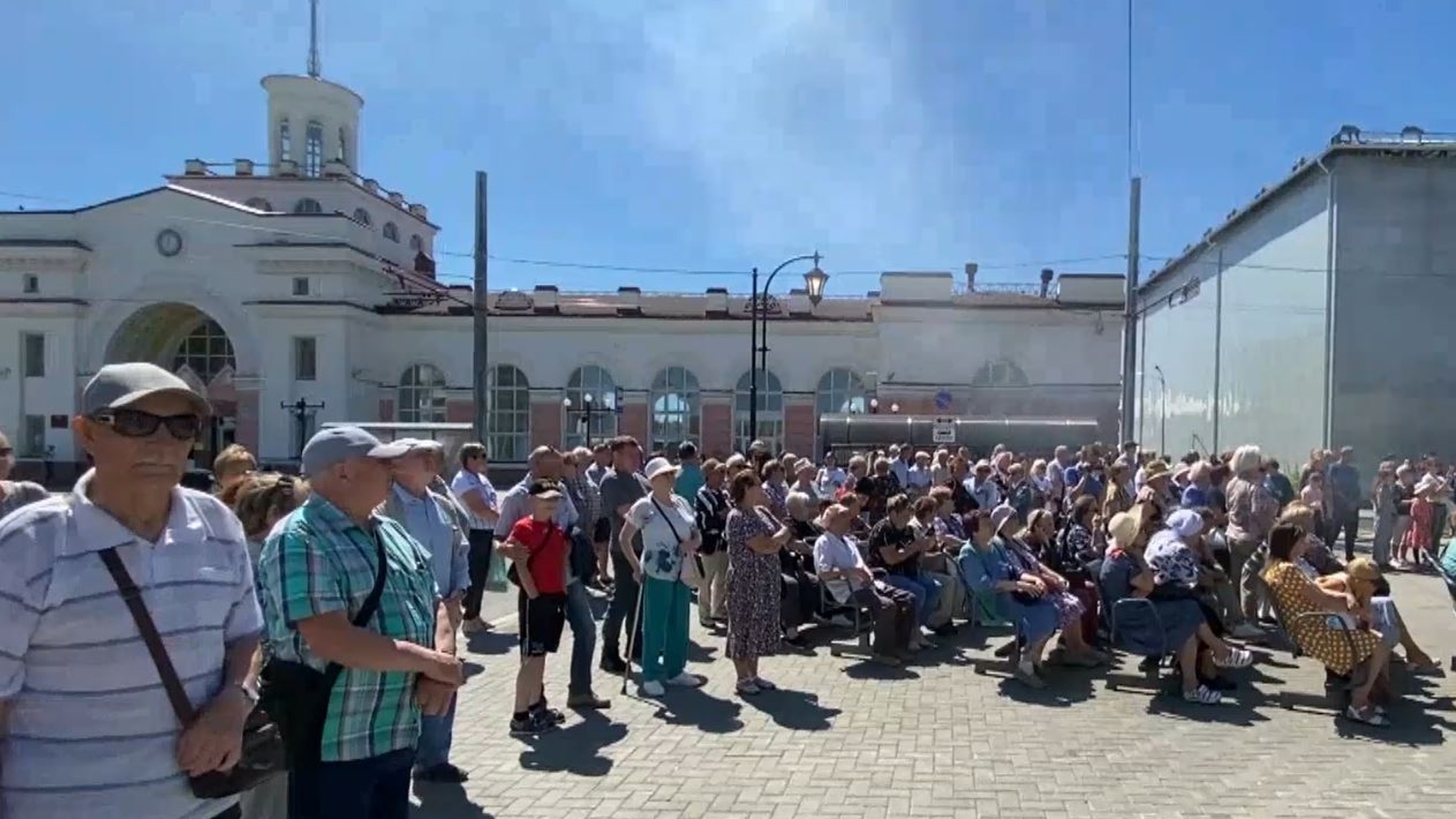 В Йошкар-Оле чествовали ветеранов и работников ж/д отрасли в их новом сквере