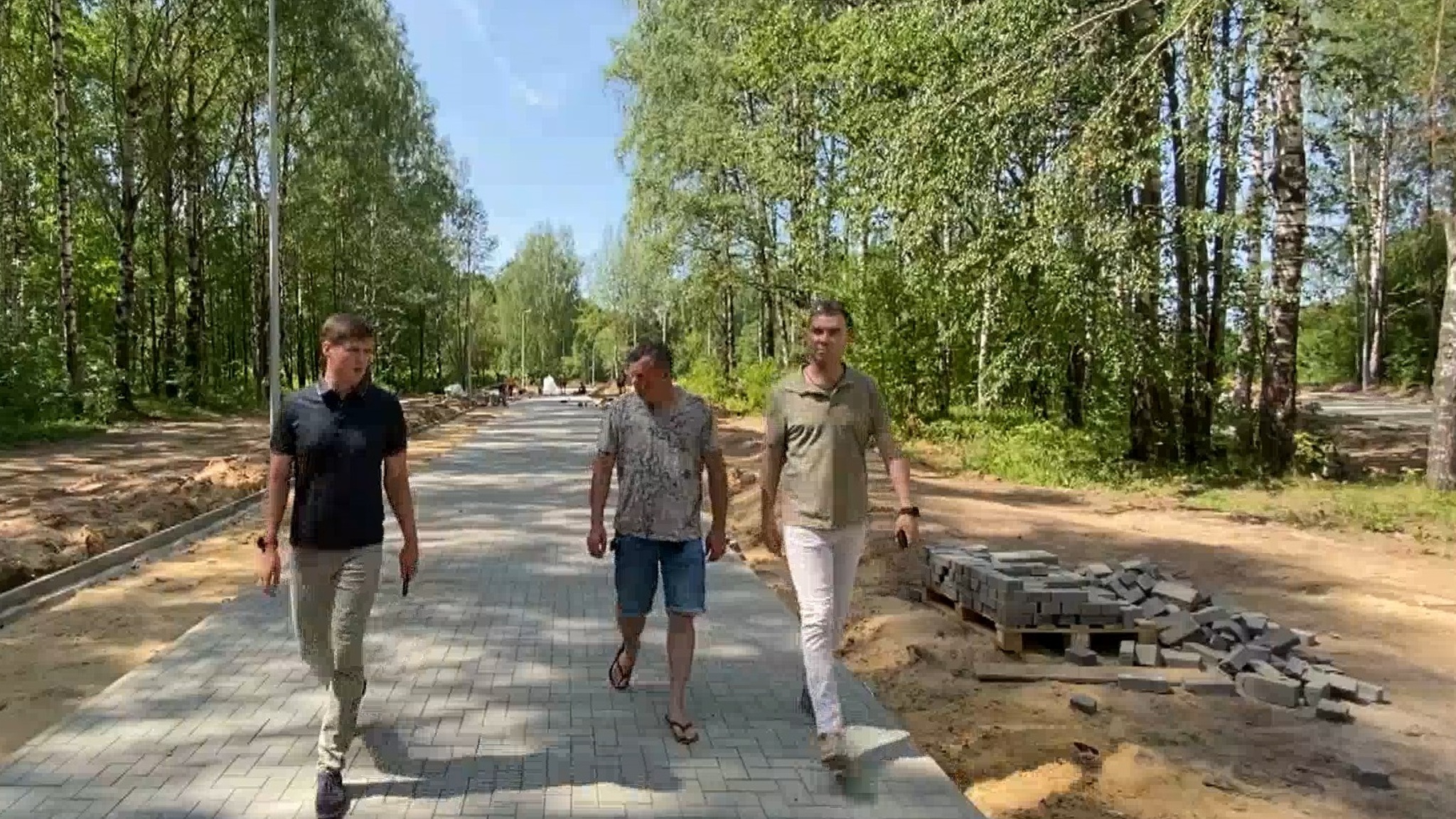 Осталось меньше месяца до сдачи благоустройства Тархановского парка в Йошкар-Оле