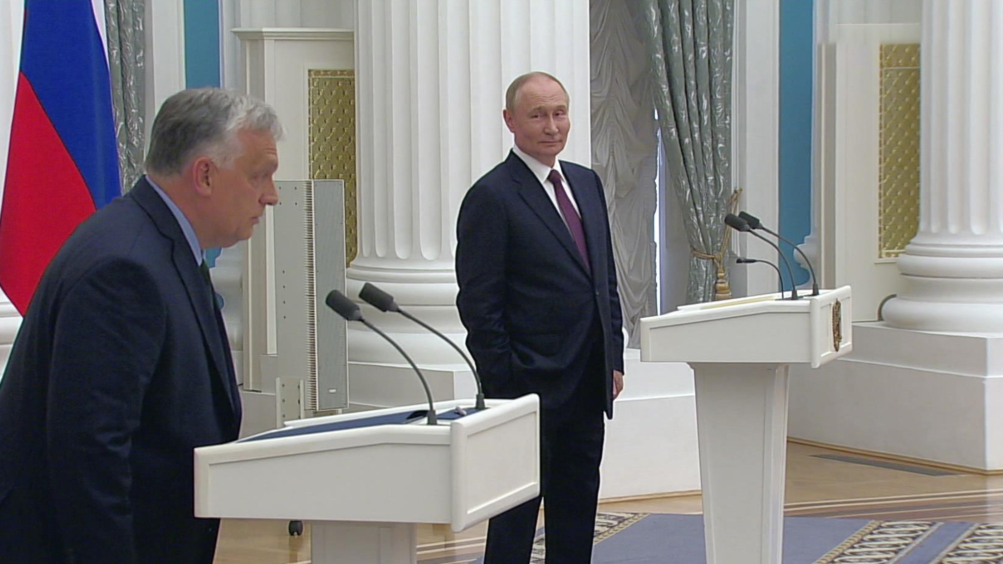 Путин и Орбан обсуждали в Кремле способы достижения мира на Украине