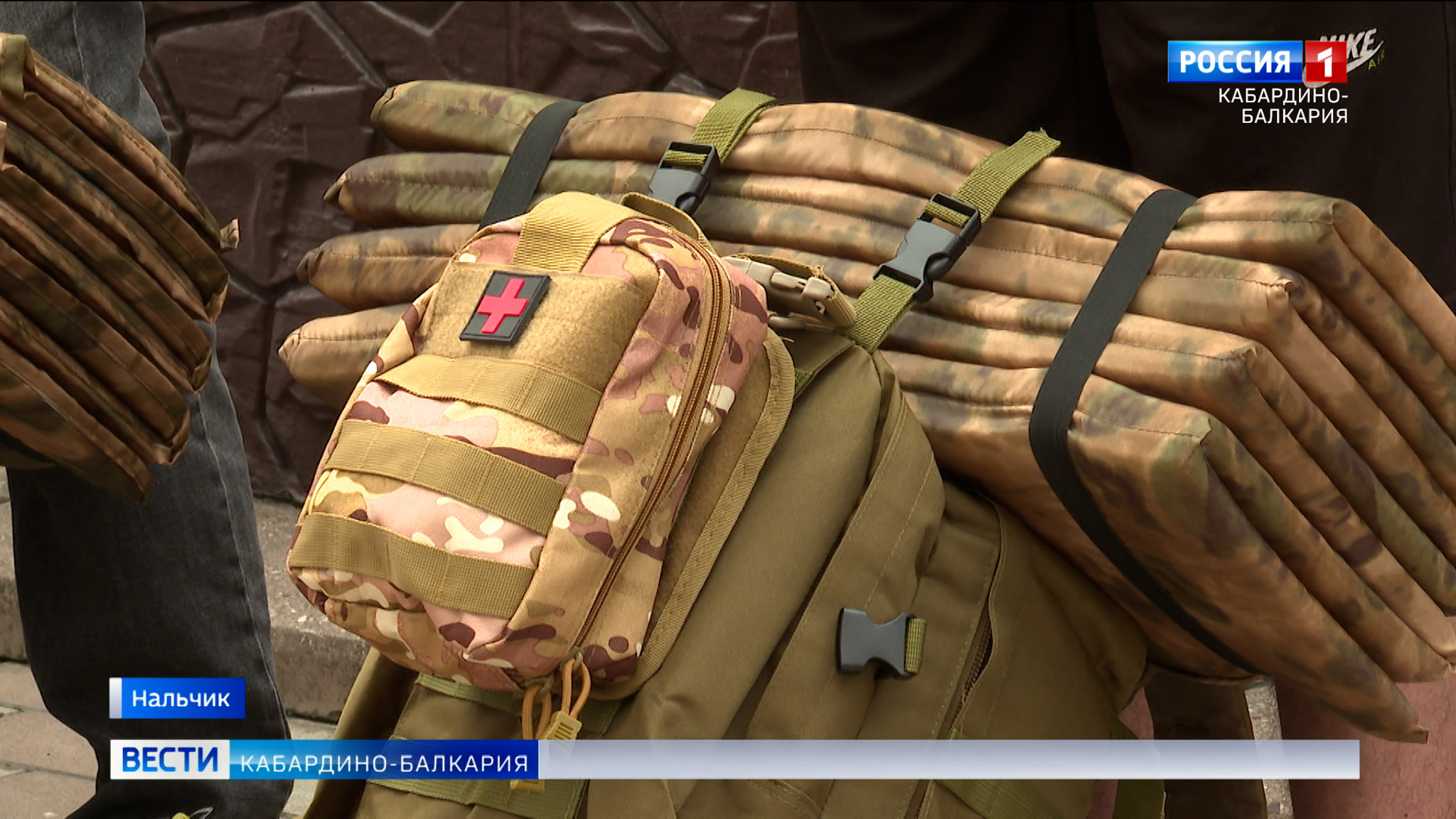 Группа военнослужащих по контракту отправилась из Нальчика в воинские части