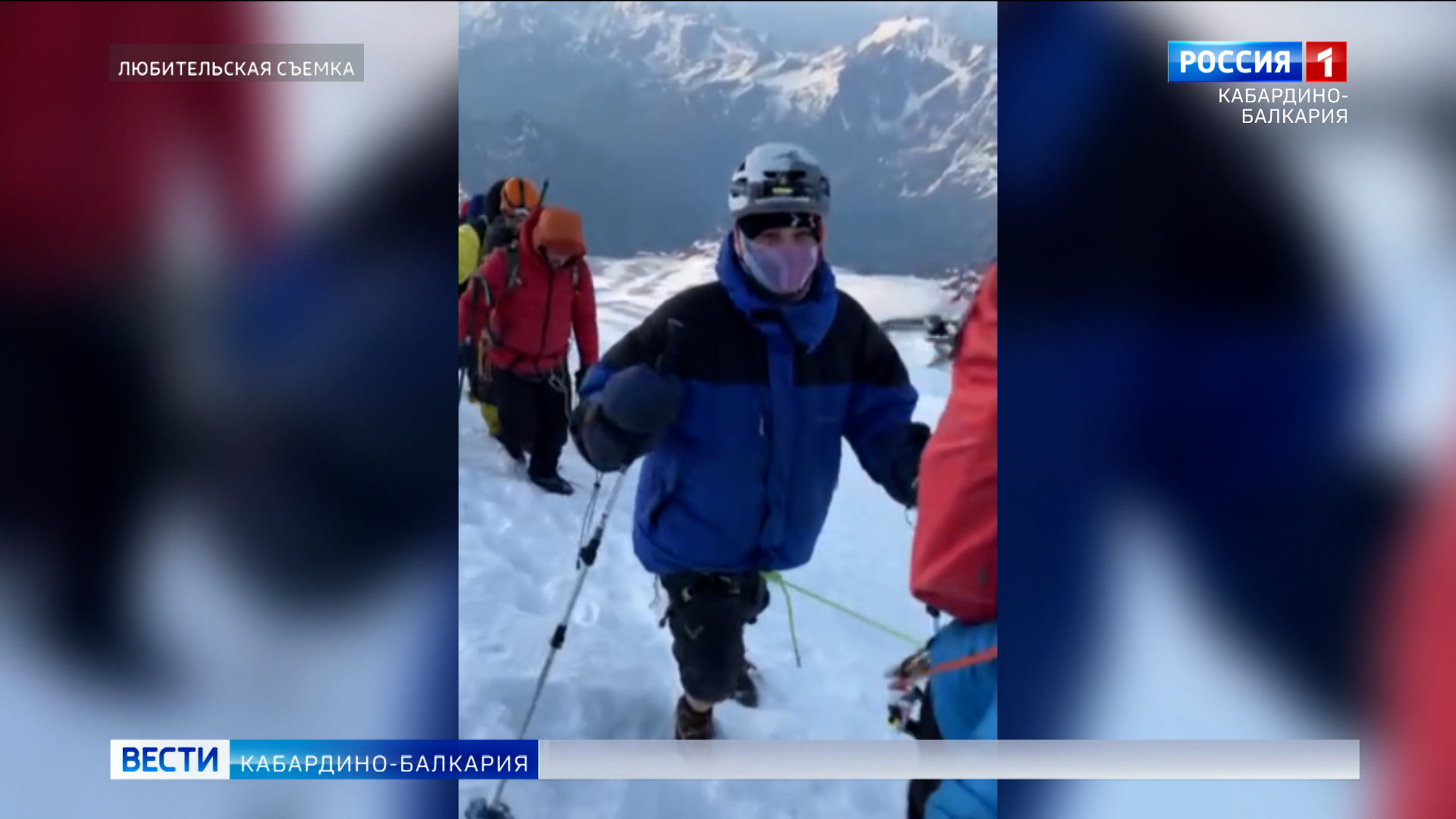 На Эльбрус совершает восхождение паралимпийский чемпион по сноуборду Арби Исаев
