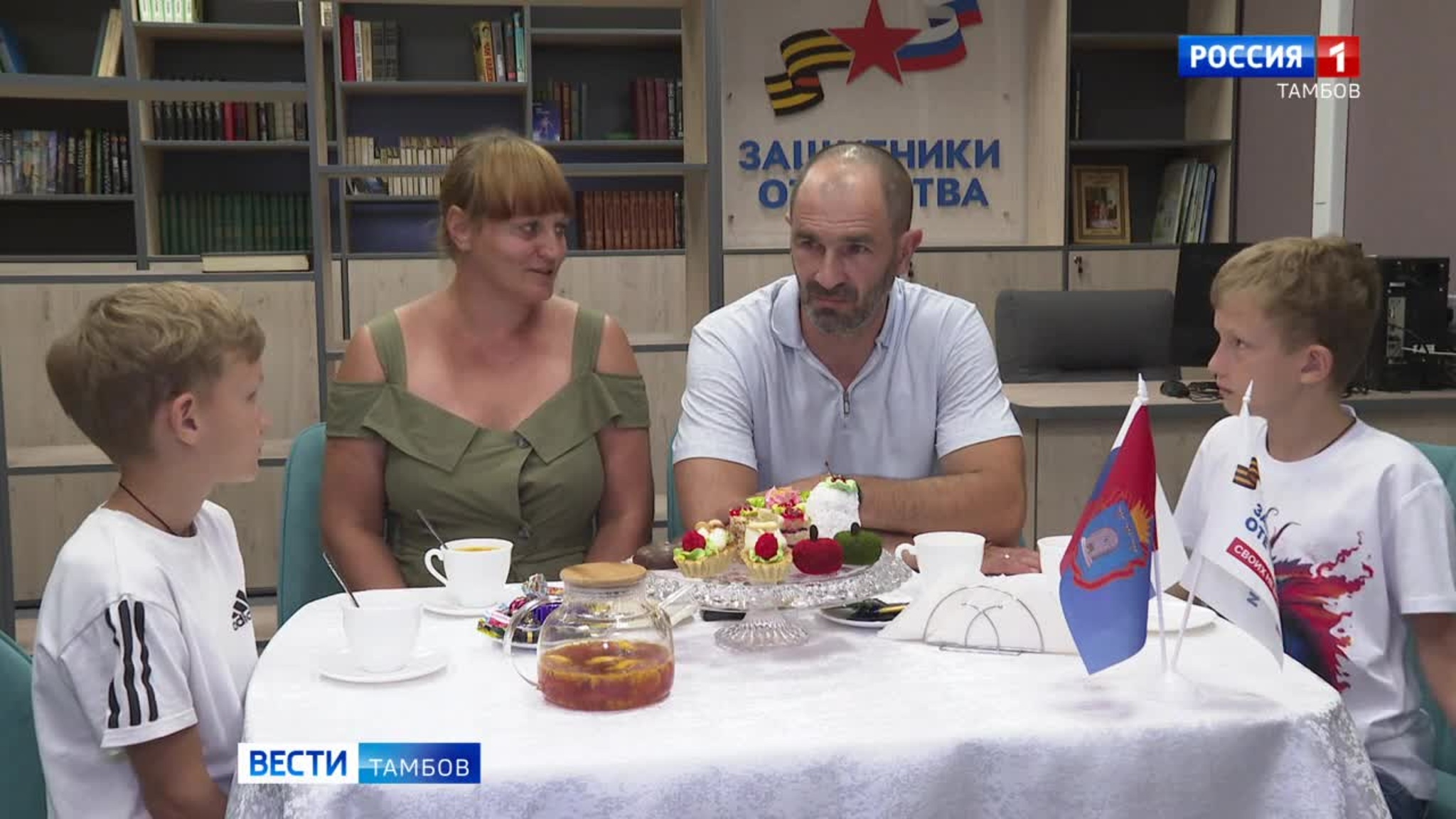 Первыми участниками проекта «Наша семья – наша Победа» стала семья Козловых