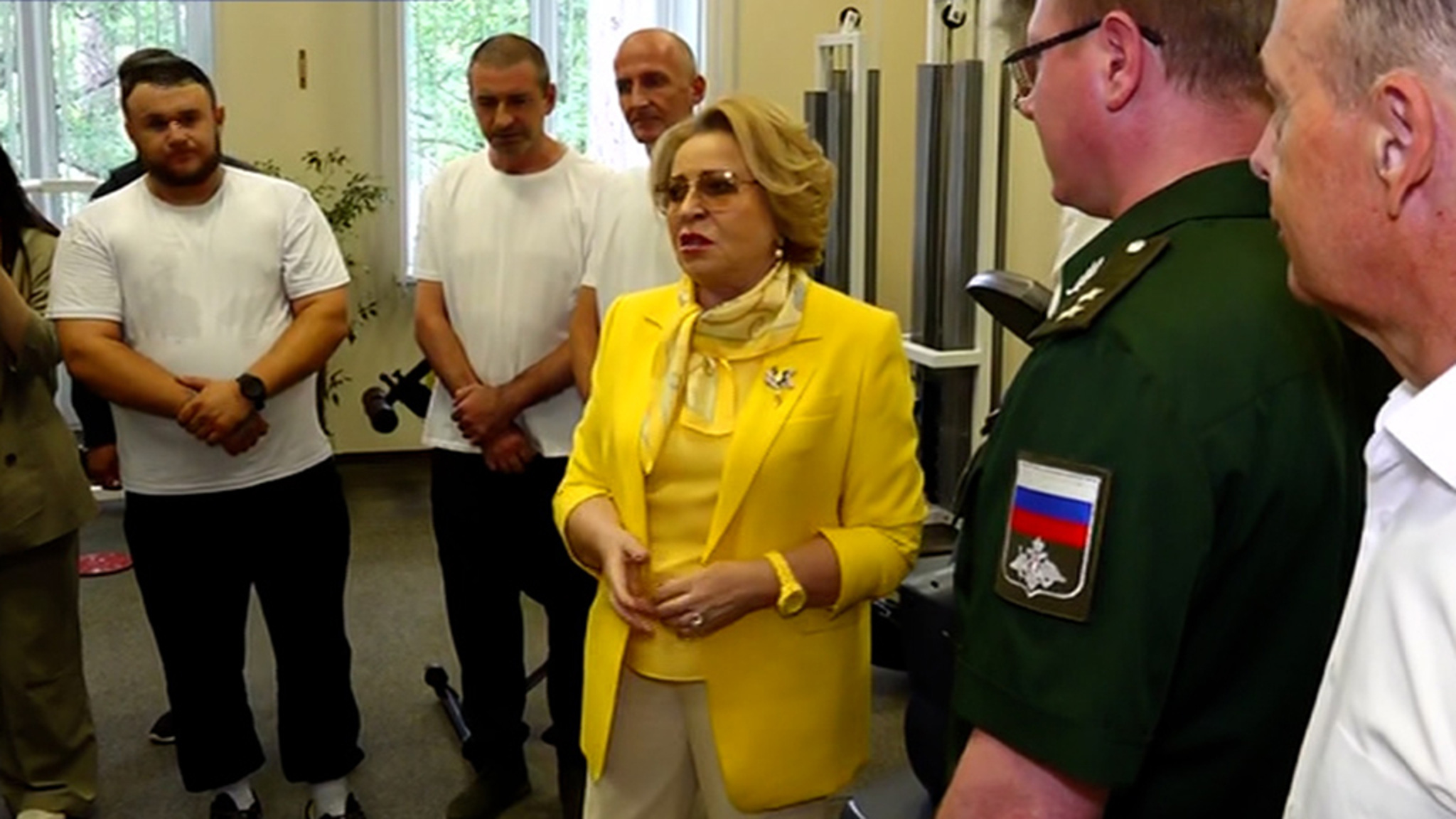 Матвиенко в Кисловодске встретилась с участниками СВО