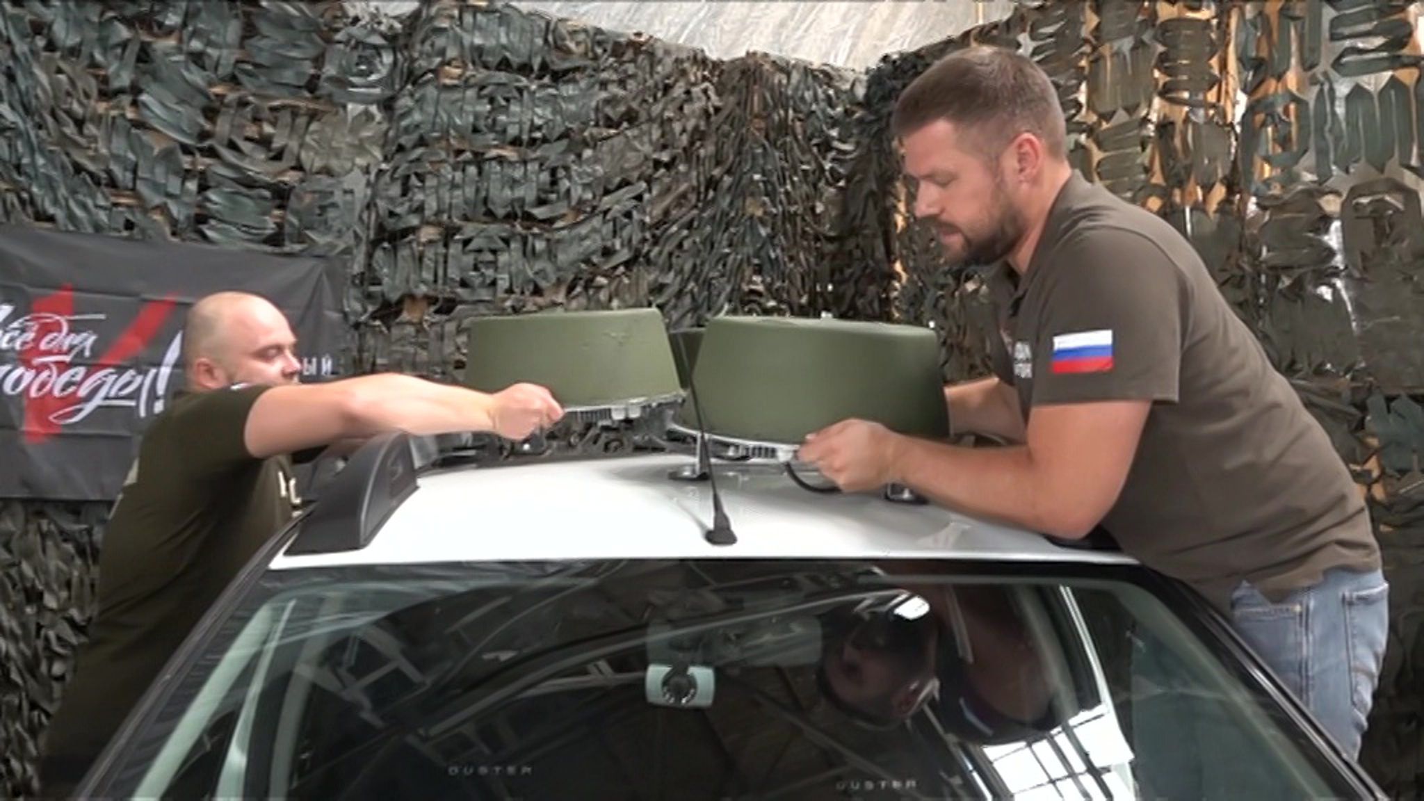 Защитный "капюшон" для военных журналистов