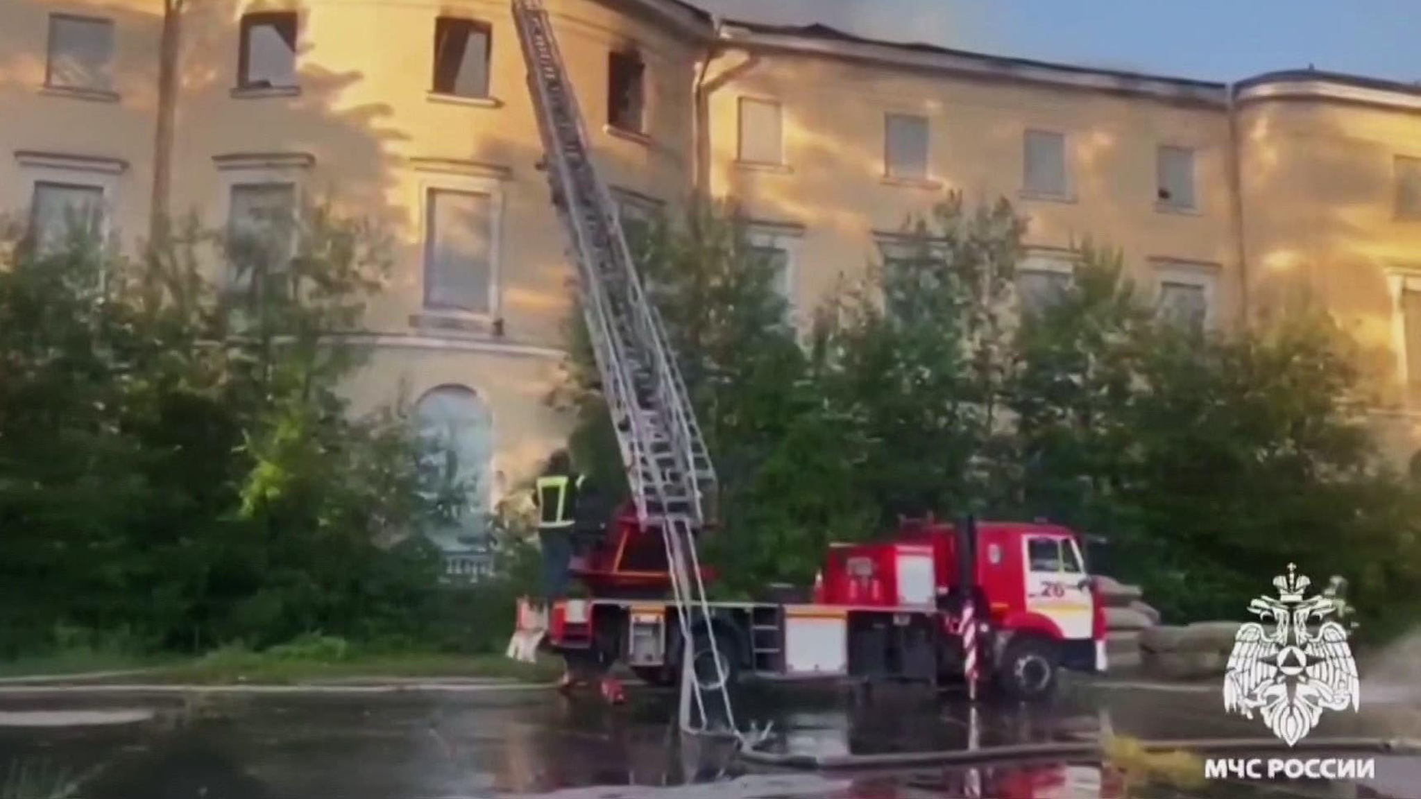 Во дворце княгини Ольги Палей в Пушкине произошел пожар