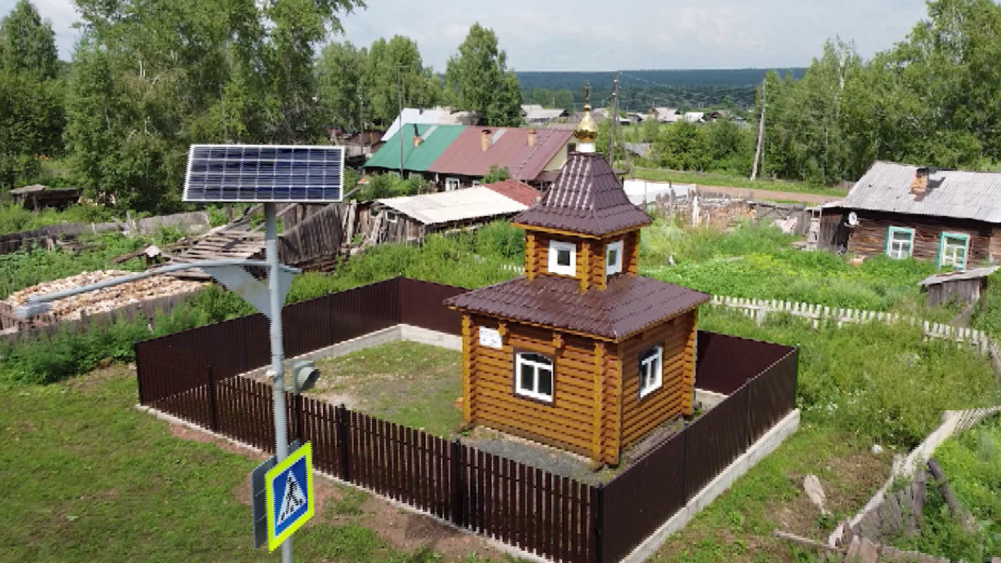 В селе Апано-Ключи Абанского района открыли часовню