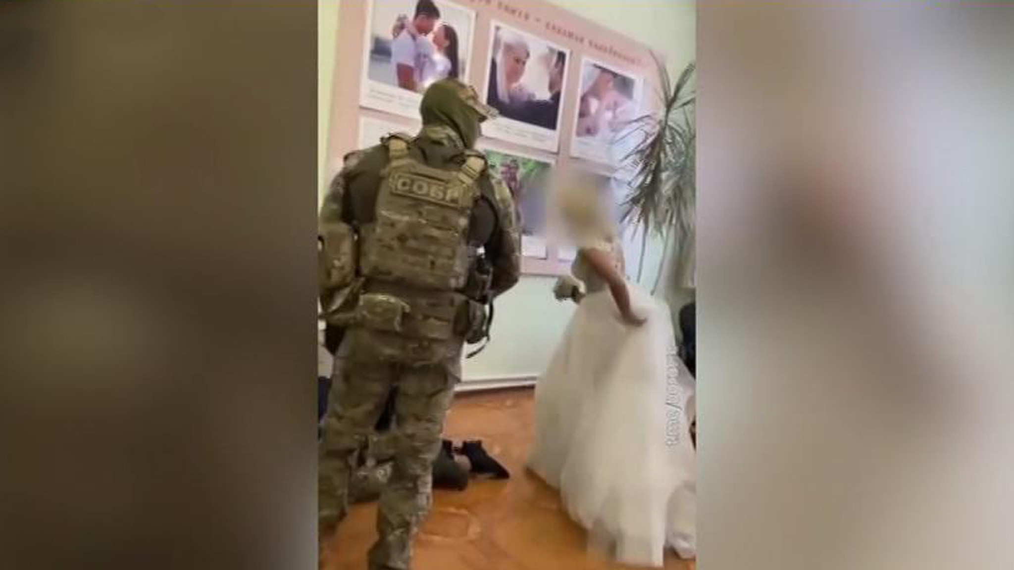 Спецназ скрутил жениха прямо на свадьбе
