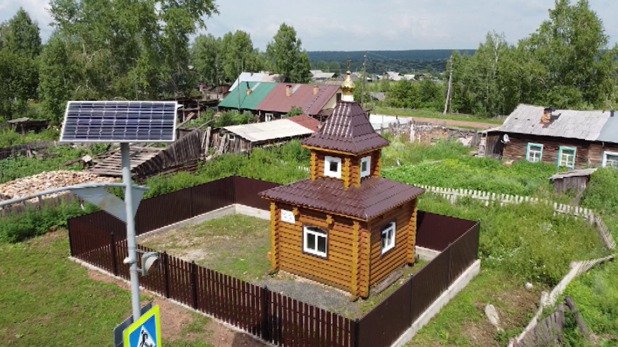В селе Апано-Ключи Абанского района открыли часовню