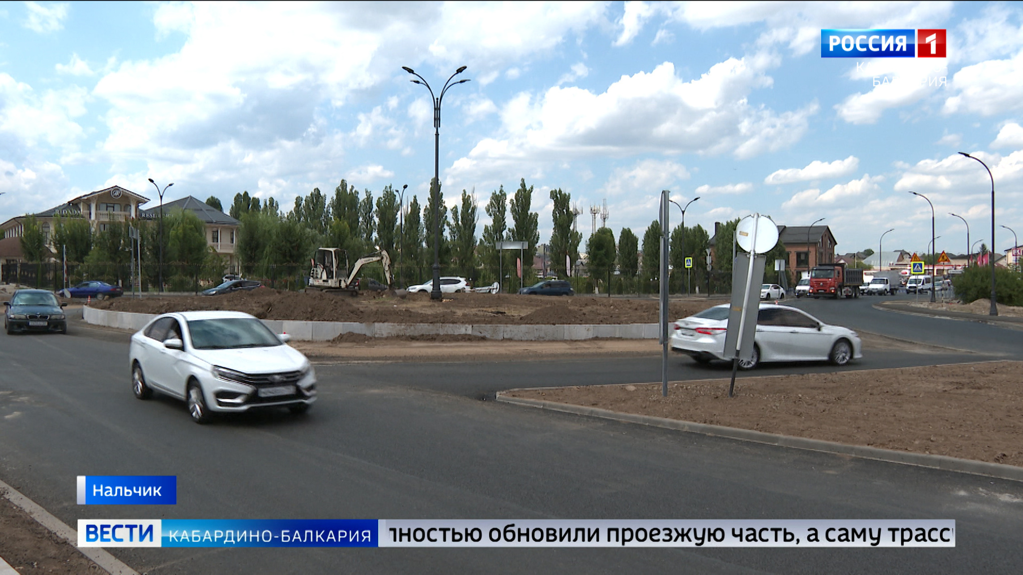Казбек Коков проинспектировал ход ремонтных работ нескольких дорожных объектов