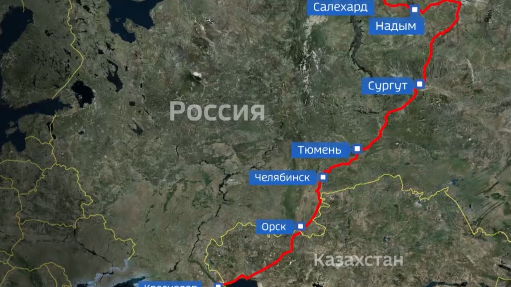 Велосипедист проехал от Салехарда до Краснодара