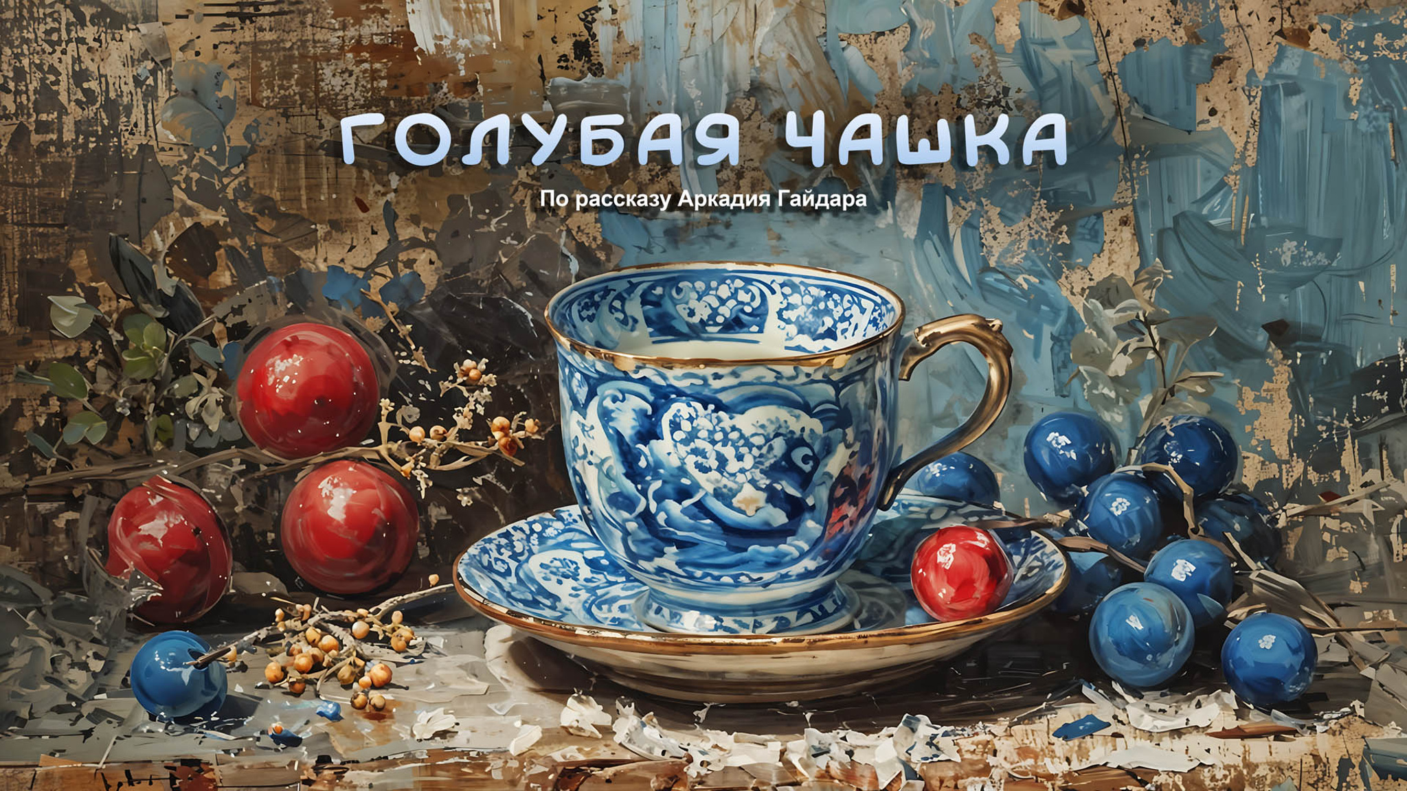 Голубая чашка