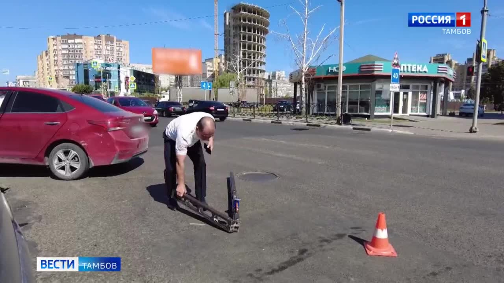 Новости коротко: пожар в Татанове, ДТП в центре Тамбова и охрана порядка в День знаний