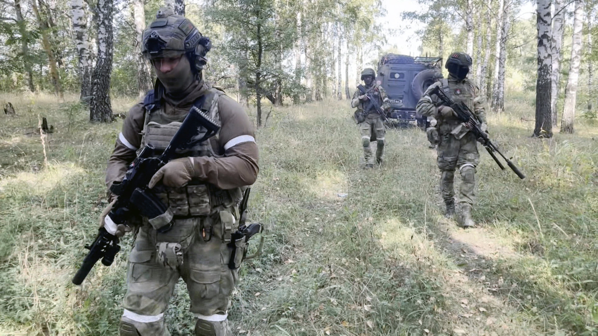 В Курской области идут активные действия по выдавливанию боевиков