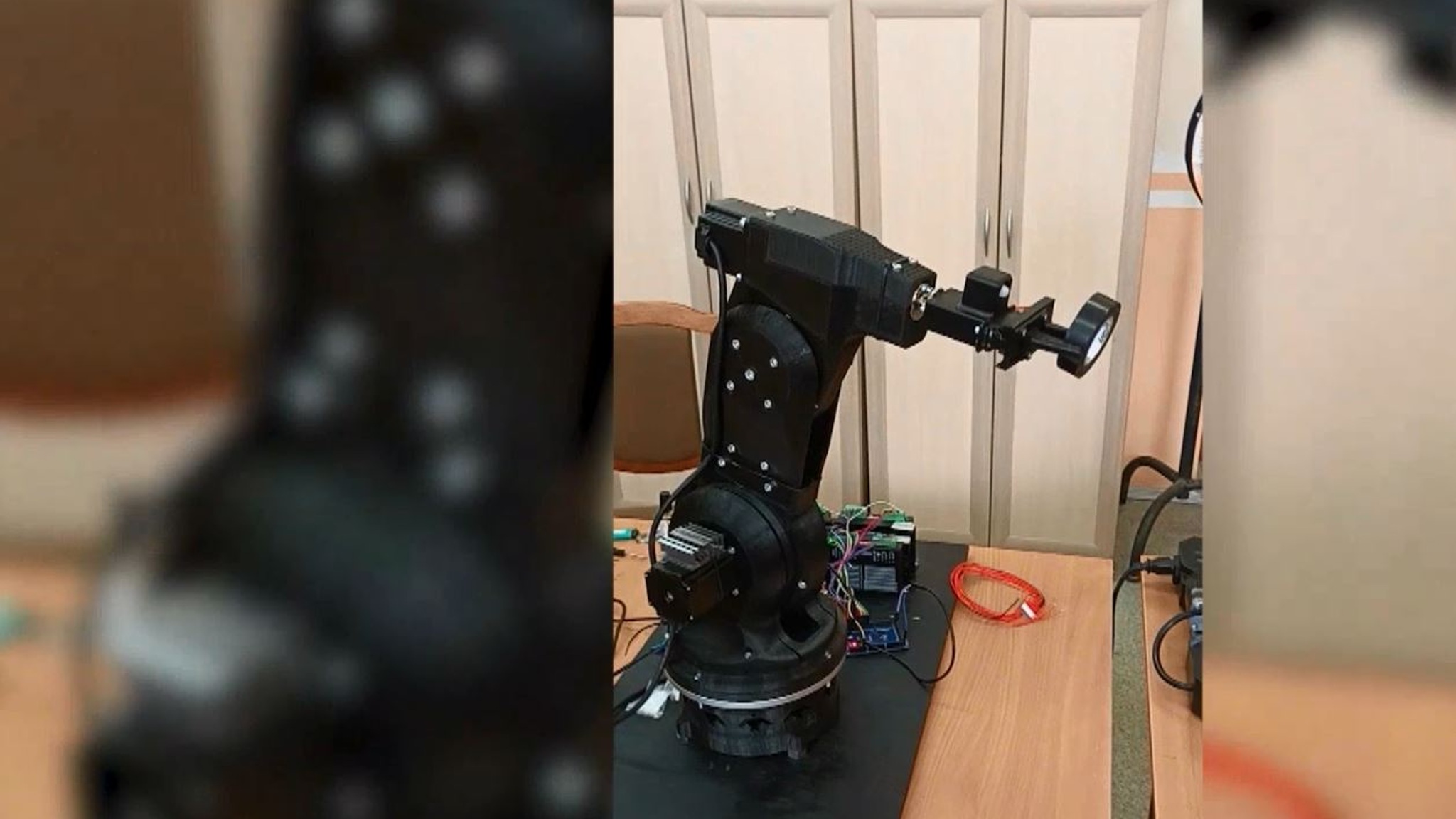 Студенты Волгатеха напечатали на 3D-принтере робота-манипулятора