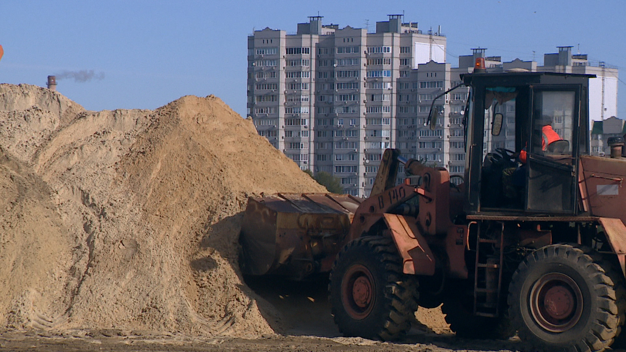 В Волгограде готовят 64 тысячи тонн песко-соляной смеси на зиму